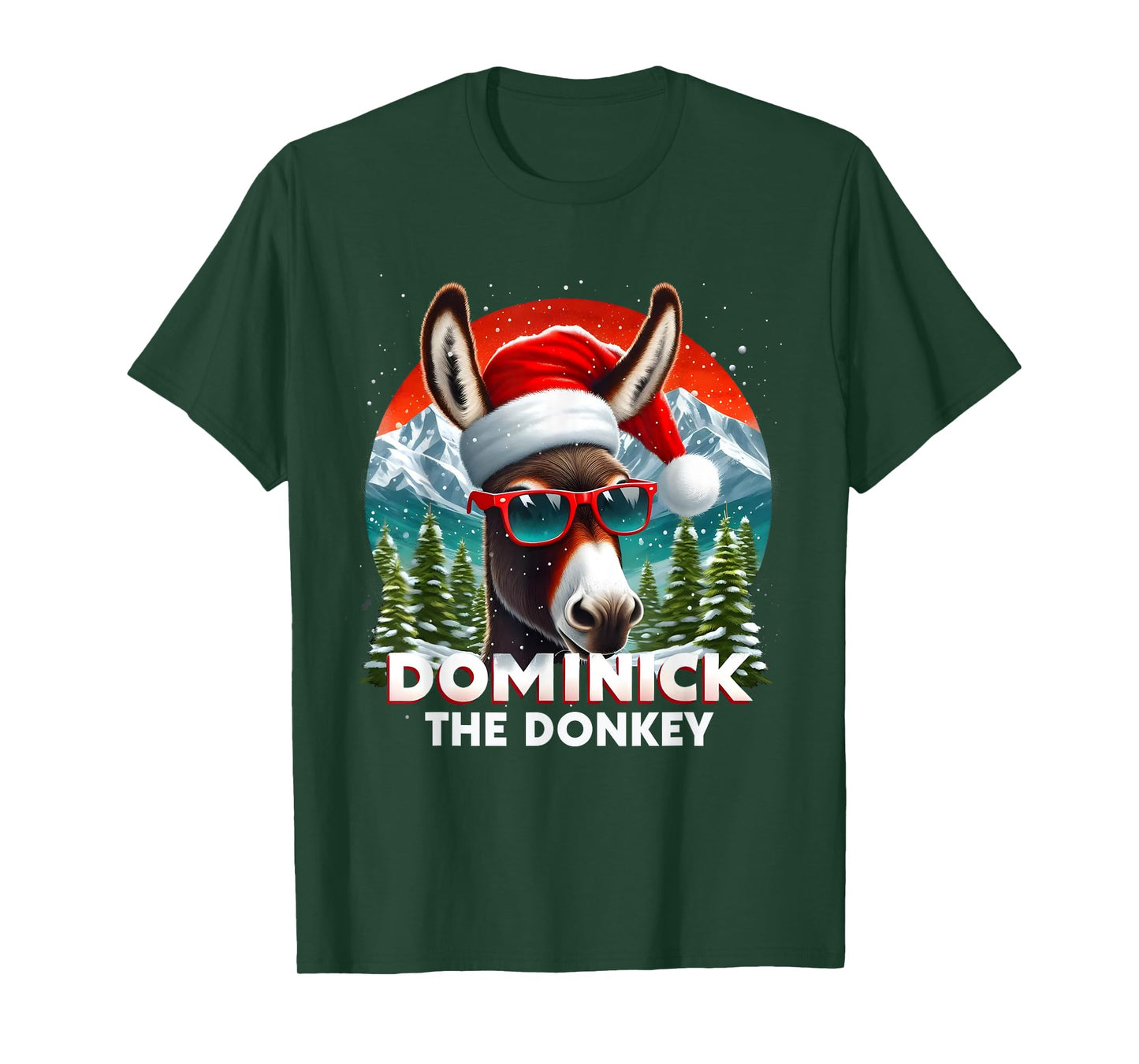 Christmas Dominick the Donkey Christmas Xmas Donkey Cheer T-Shirt