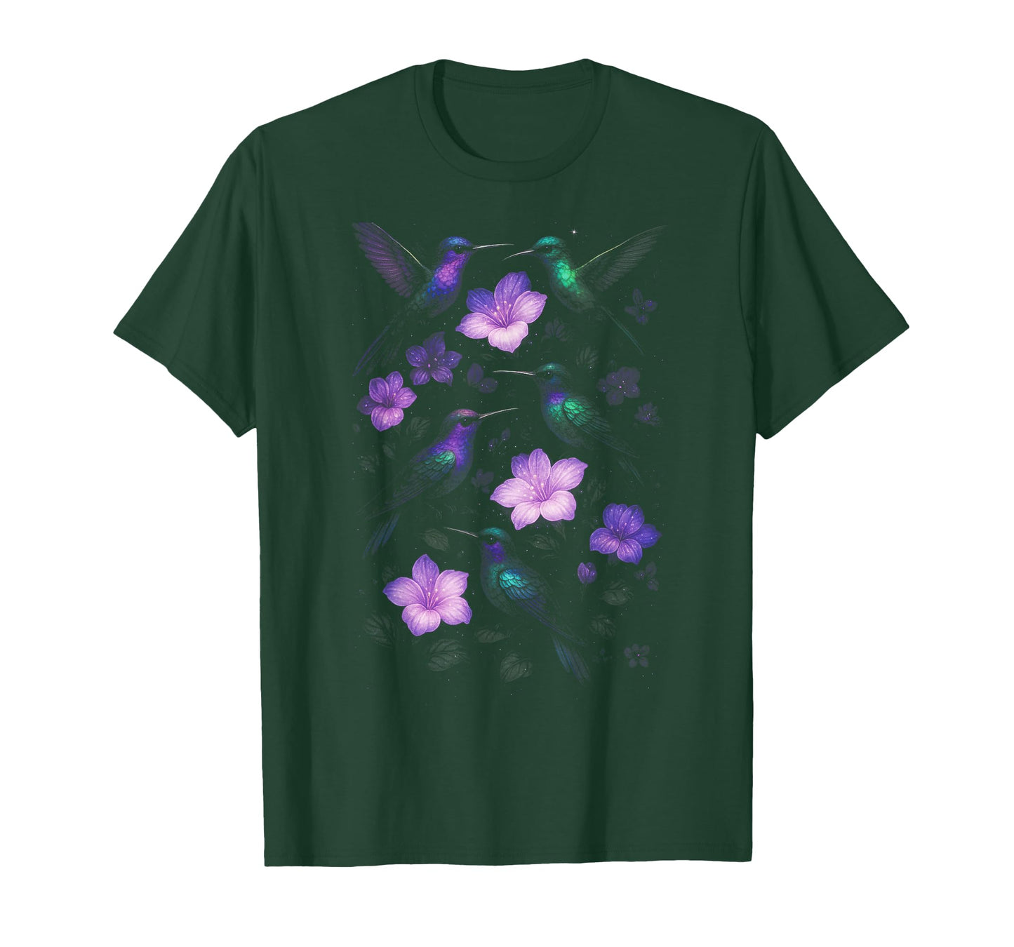 Hummingbird Nature Spring Tropical Birds Garden T-Shirt