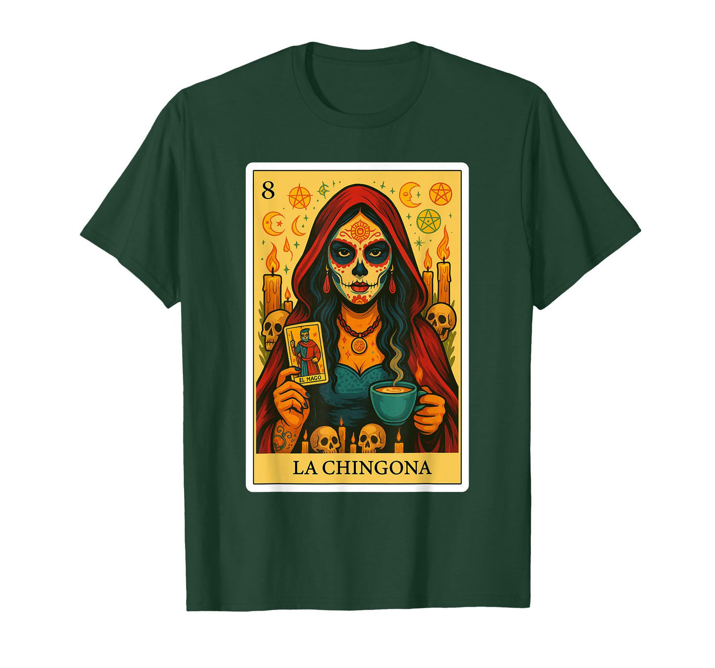 La Chingona Hechicera Spanish-Mexican Bingo Gifts for Women T-Shirt