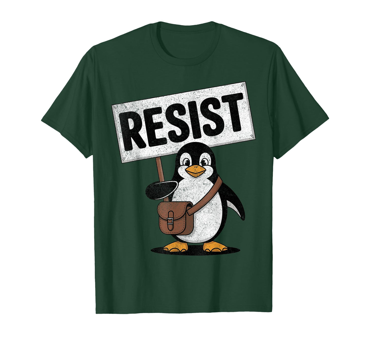 Penguin Protest Activism Resist T-Shirt