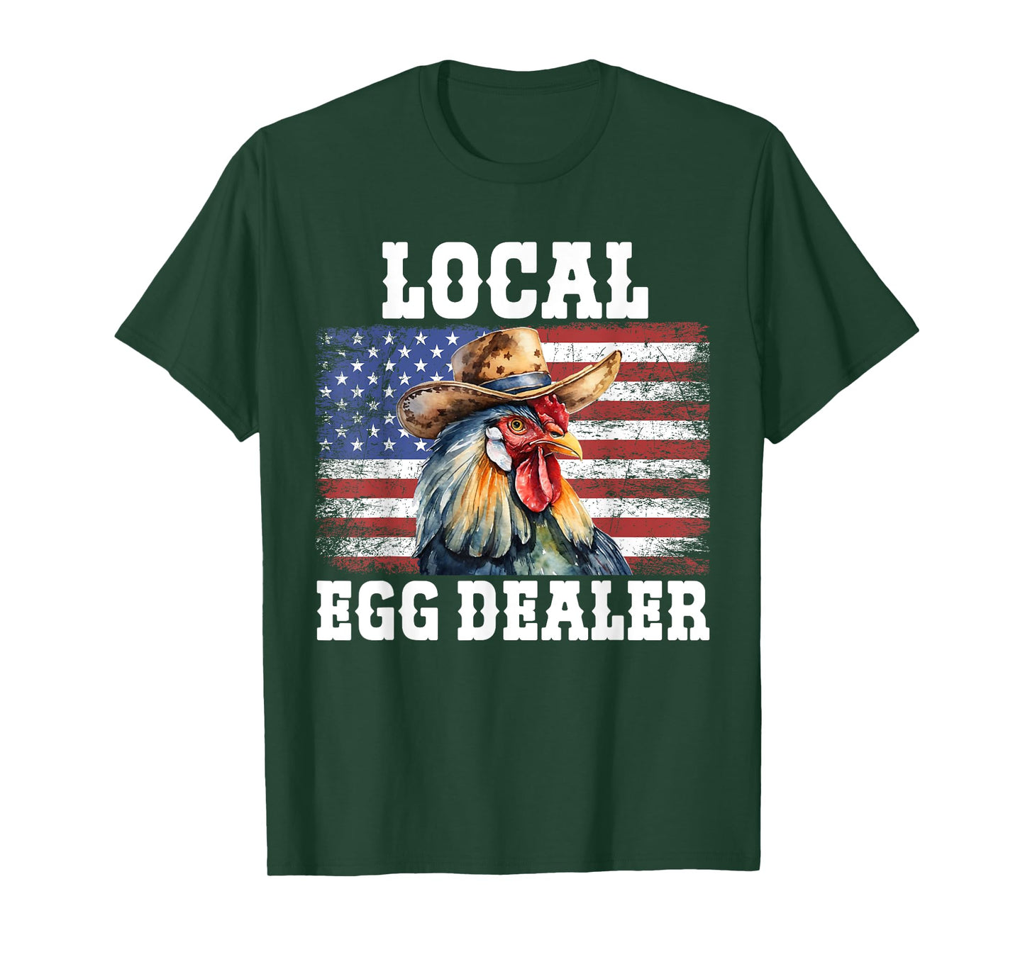 Local Egg Dealer Rooster Farmer Chicken T-Shirt
