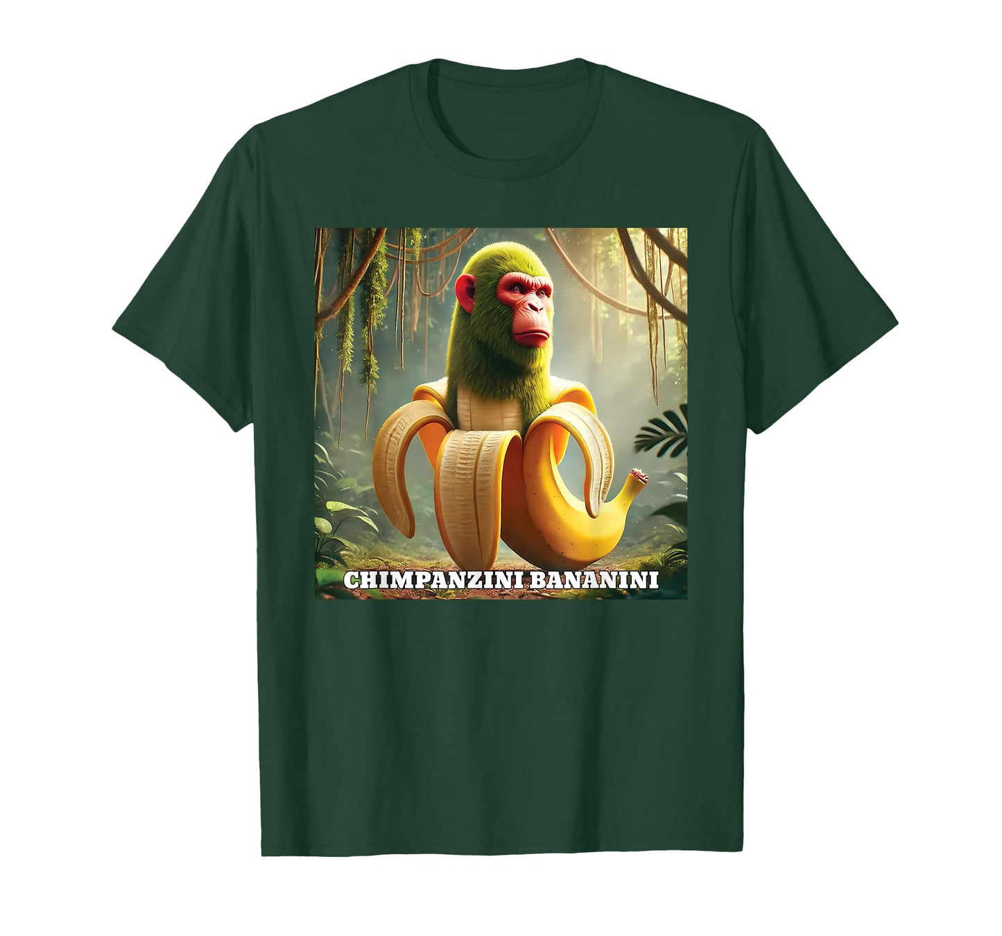 Chimpanzini Bananini Monkey Meme T-Shirt