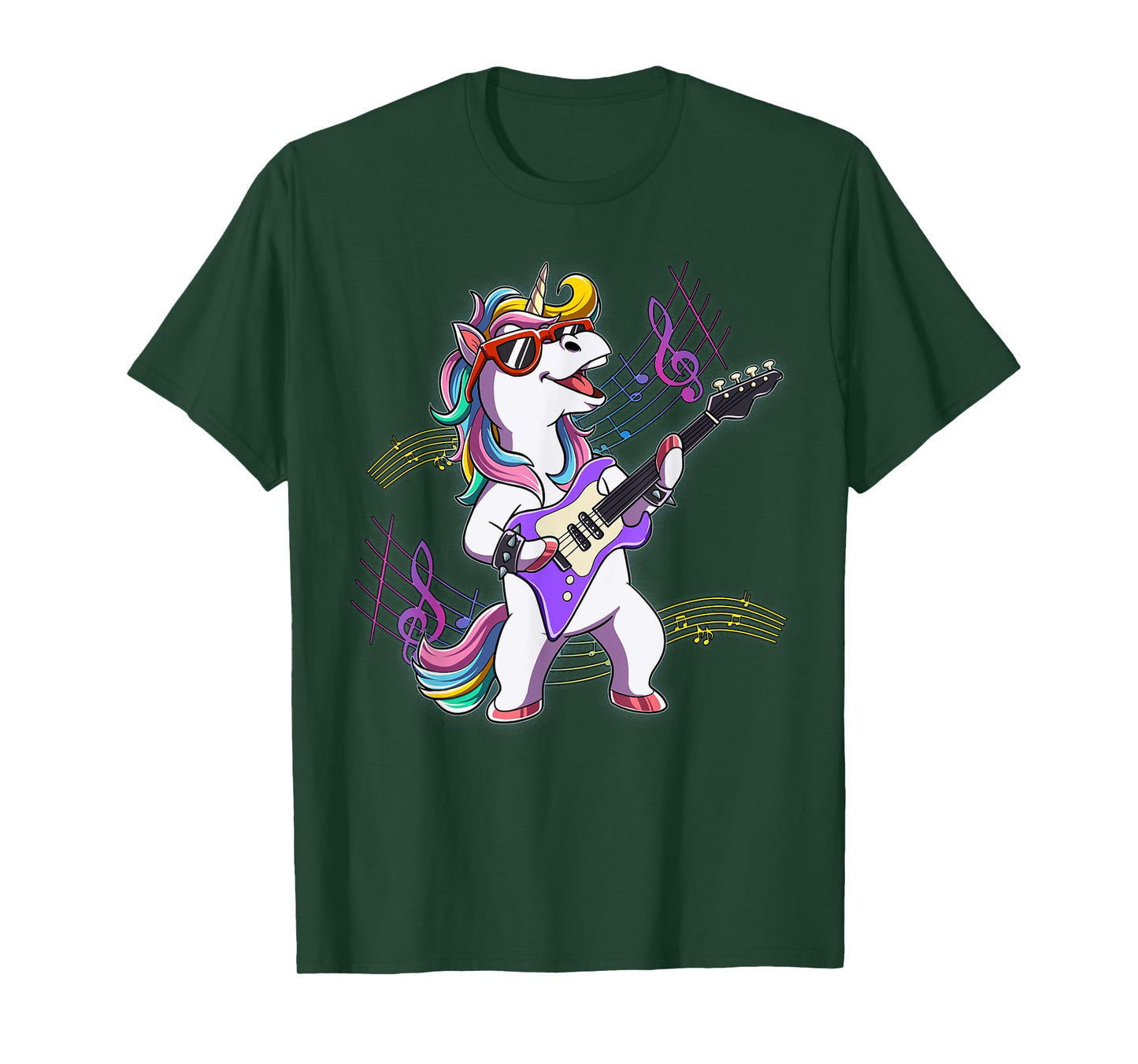 Unicorn Guitar Rockstar T-Shirt