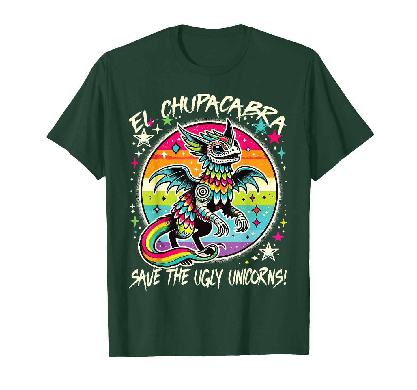 El Chupacabra Cryptid Kids T-Shirt