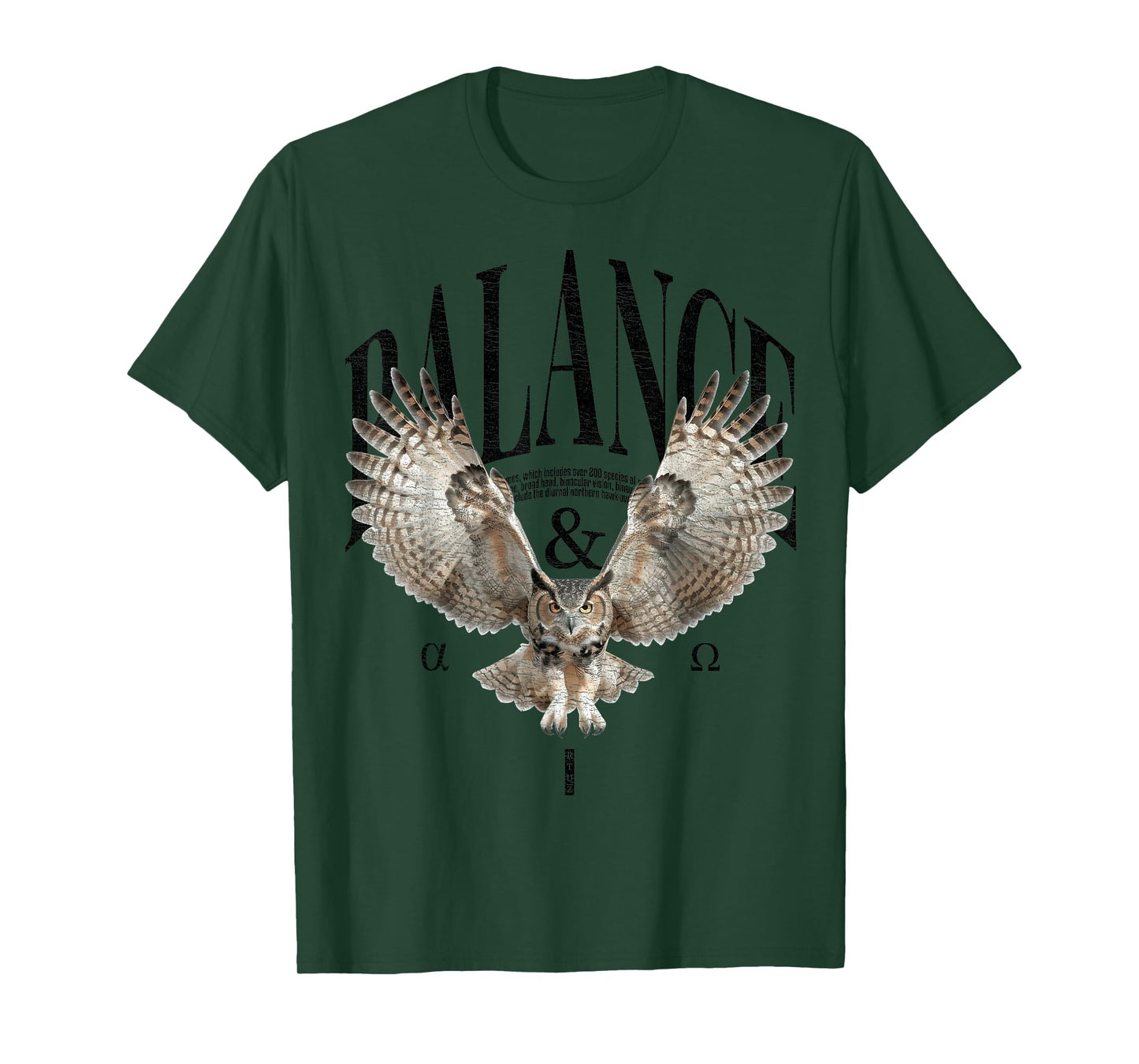 Elegant vintage night owl wild animal owls bird owl T-Shirt