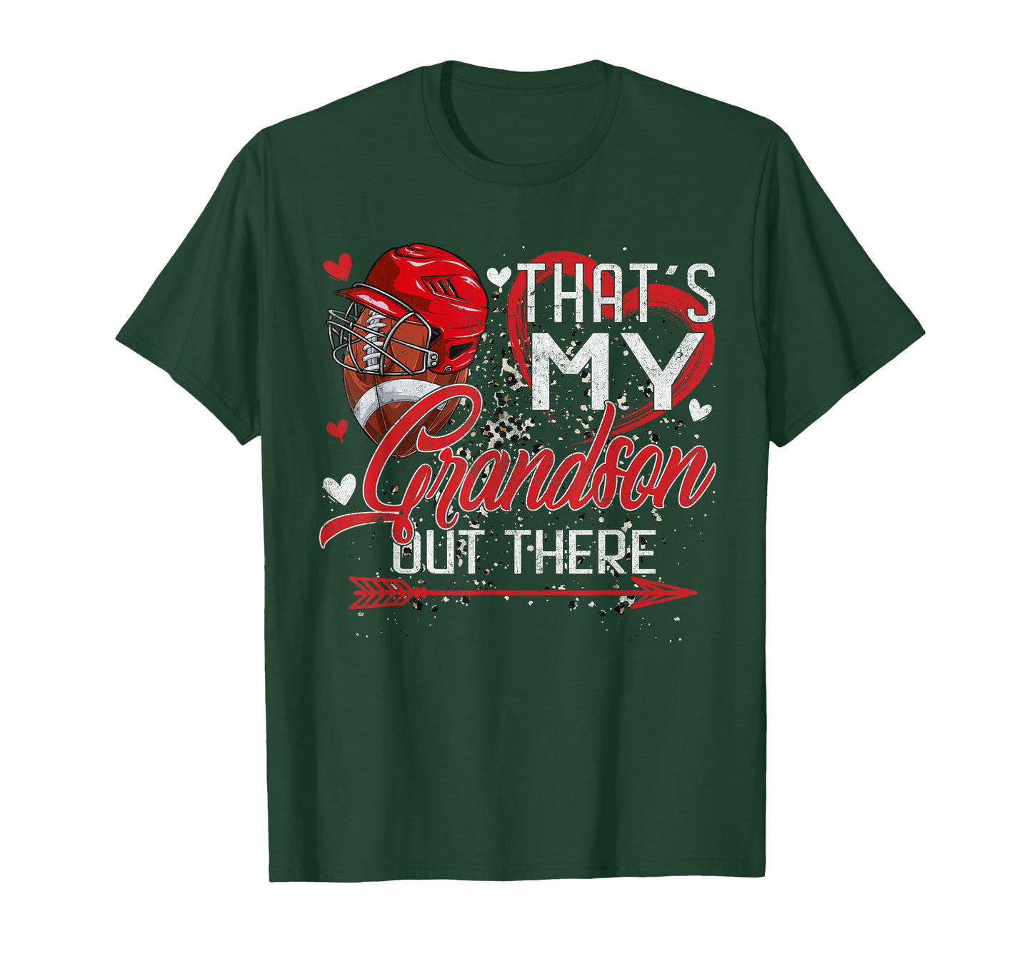 That's My Grandson Out There Football Grandma Mothers Day T-Shirt