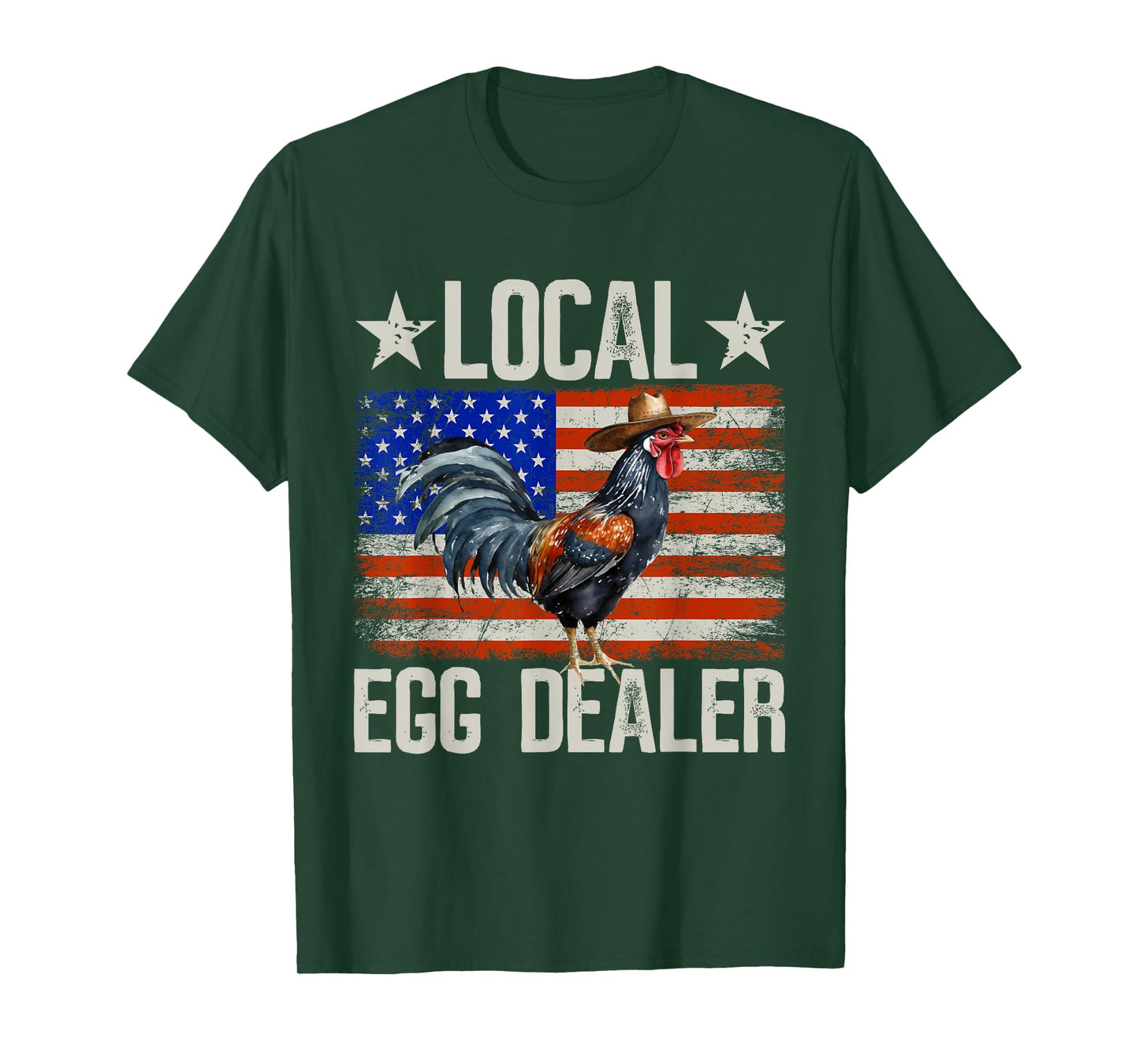 Local Egg Dealer Rooster Farmer Chicken T-Shirt