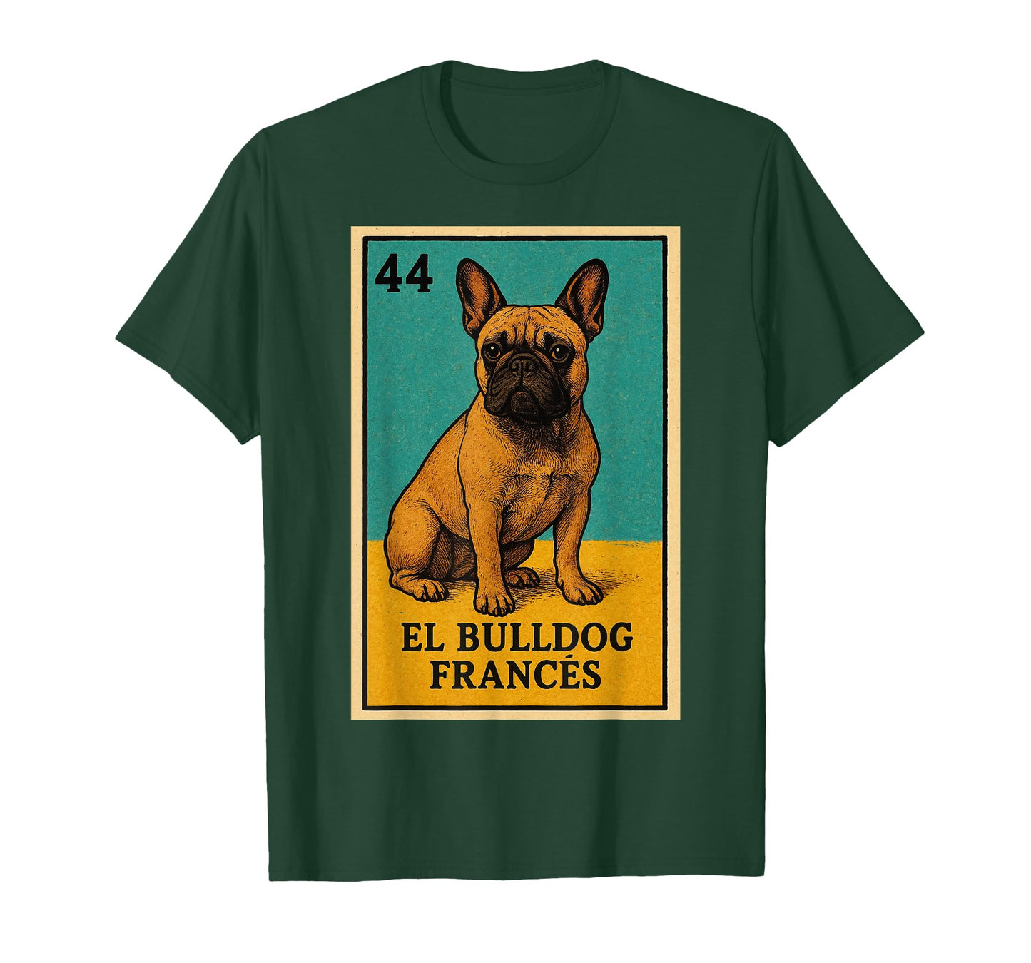 El Bulldog Frances Design T-Shirt