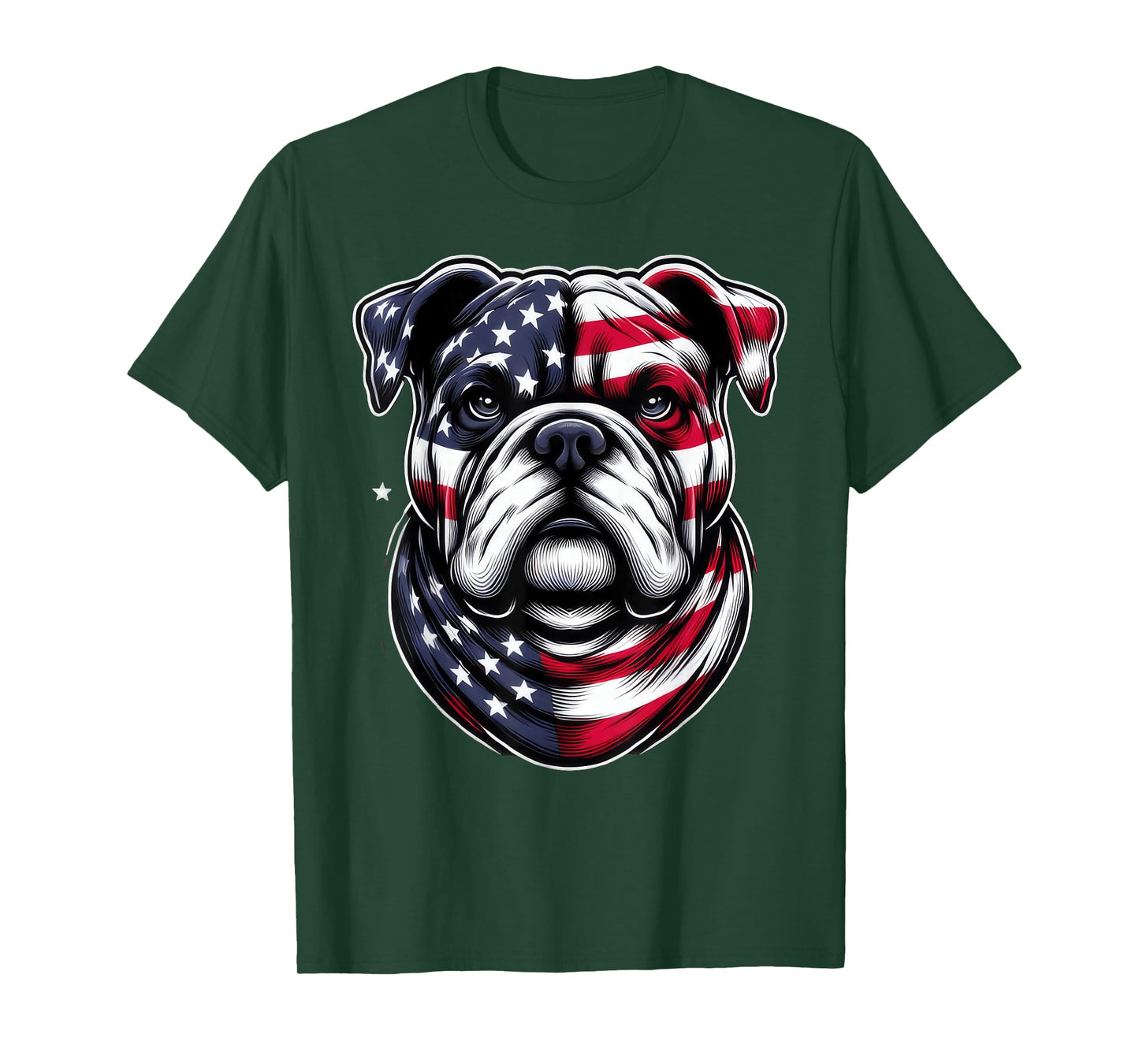 American Bulldog Shirt - Patriotic & Loyal Companion Tee Men Women Girls Kids T-Shirt