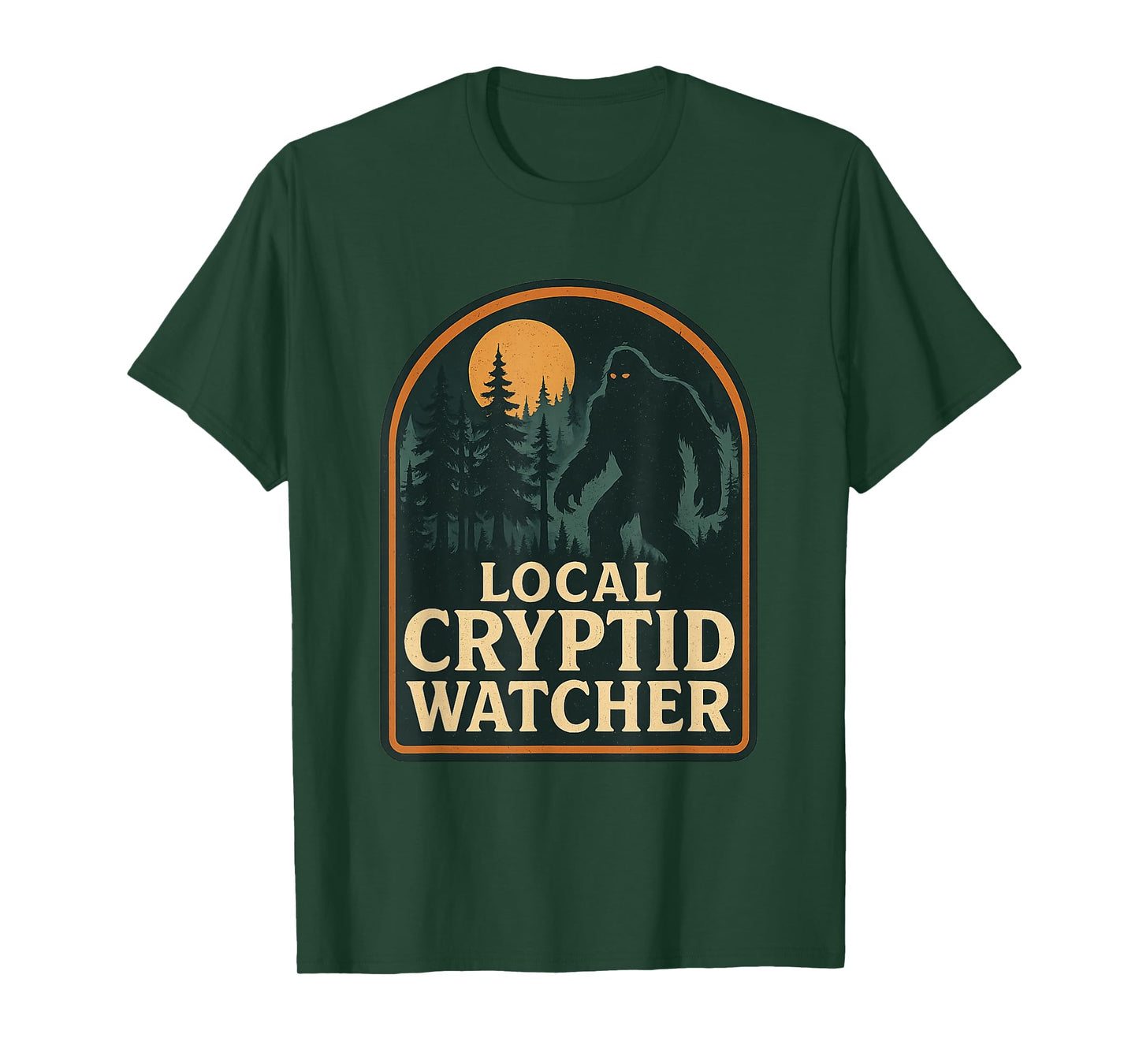 Cryptidcore Local Cryptid Watcher Urban Legend T-Shirt