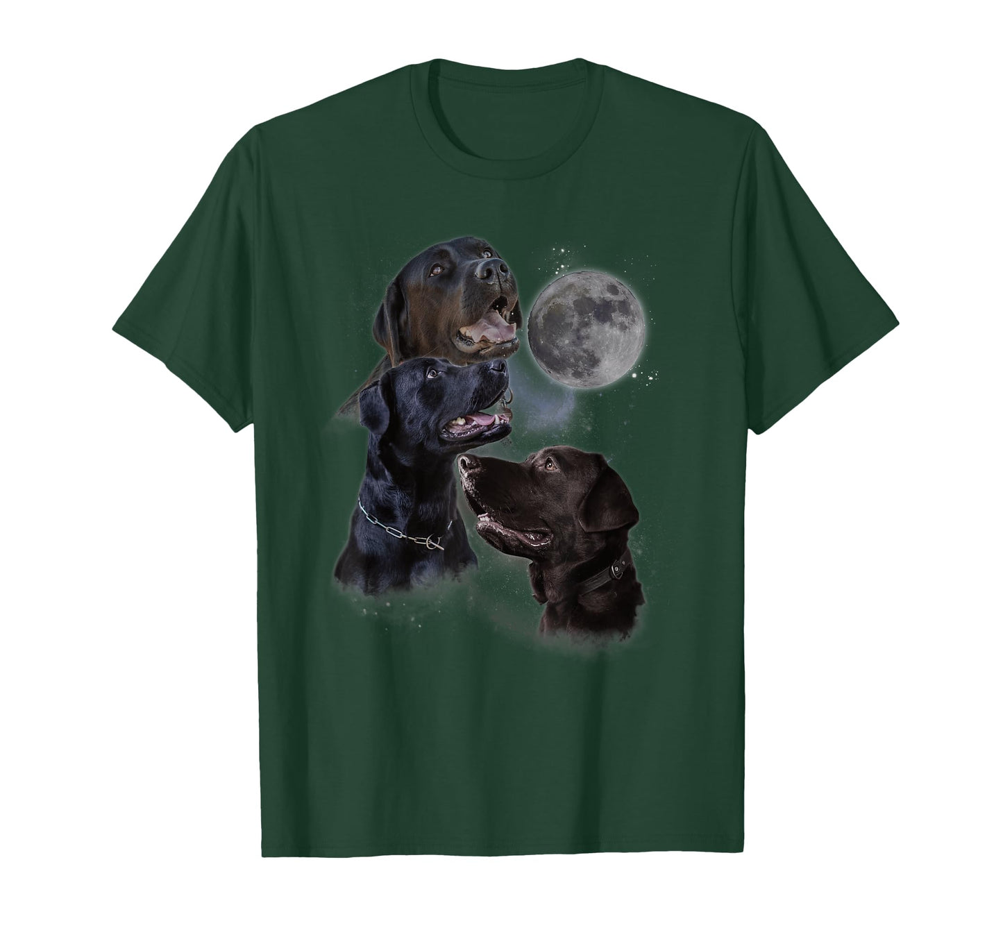Howling at the Moon Shirt - Funny Labrador Retriever T-Shirt