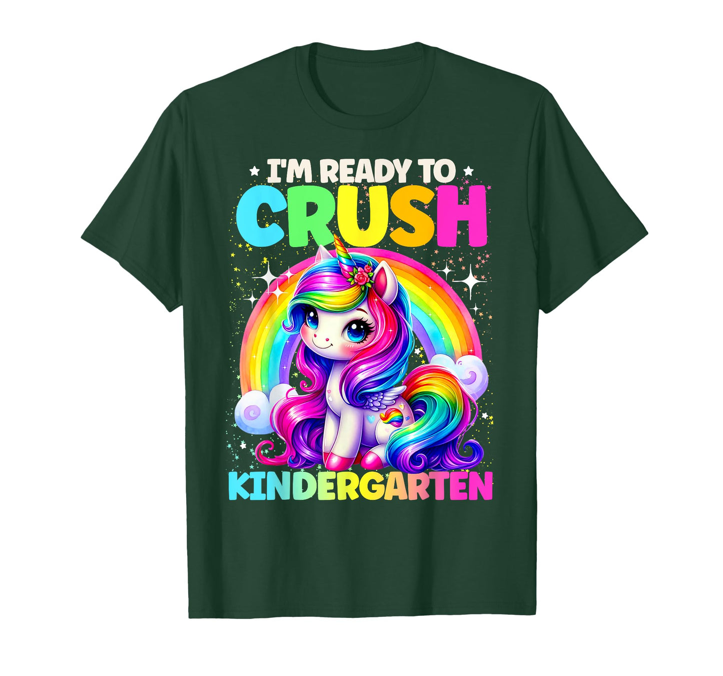 I’m Ready to Crush Kindergarten Unicorn Back to School T-Shirt
