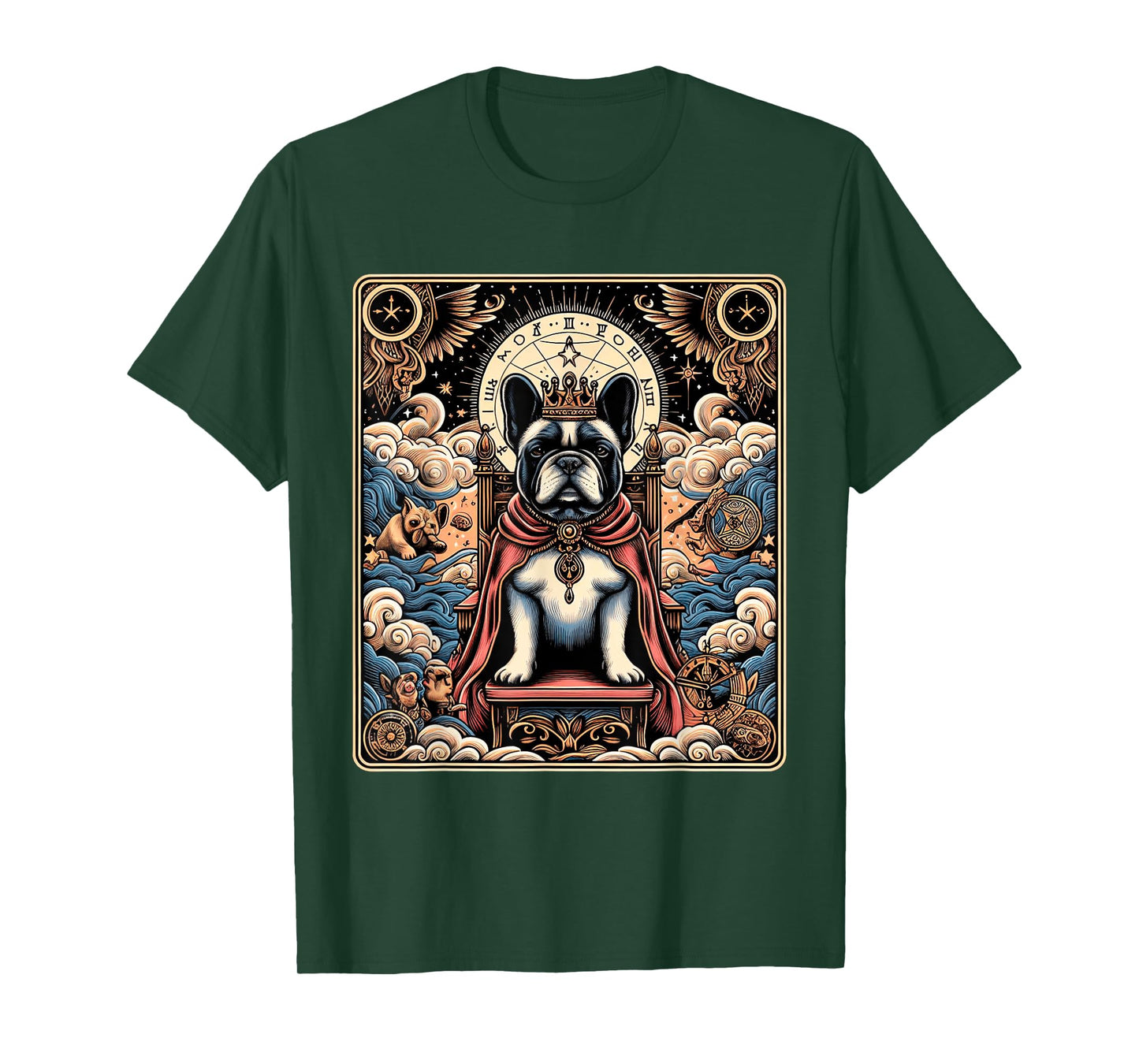 French Bulldog tarot card T-Shirt for Men Women
