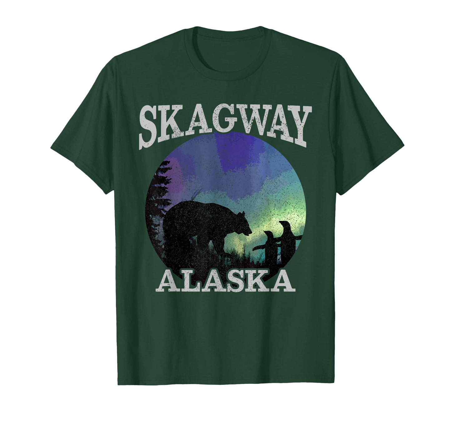 Skagway Alaska - Polar Bear Penguin Souvenir Gift T-Shirt
