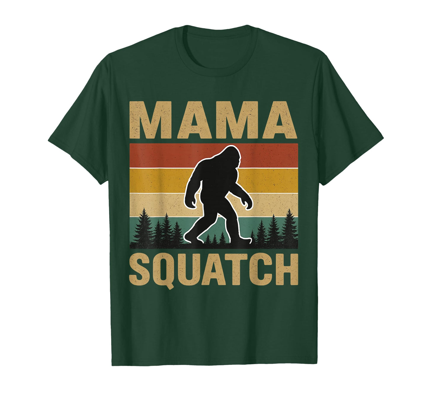 Mama Squatch Bigfoot Mama Sasquatch Yeti Family Matching T-Shirt