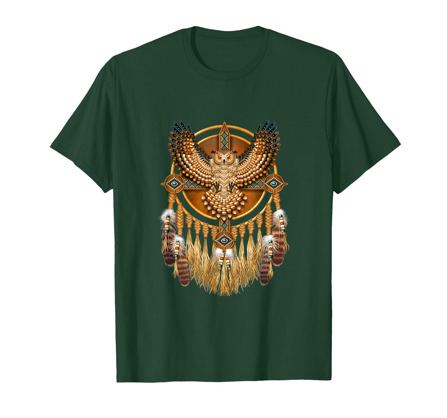 Native American Tribal Art Owl, Mystic owl T-Shirt