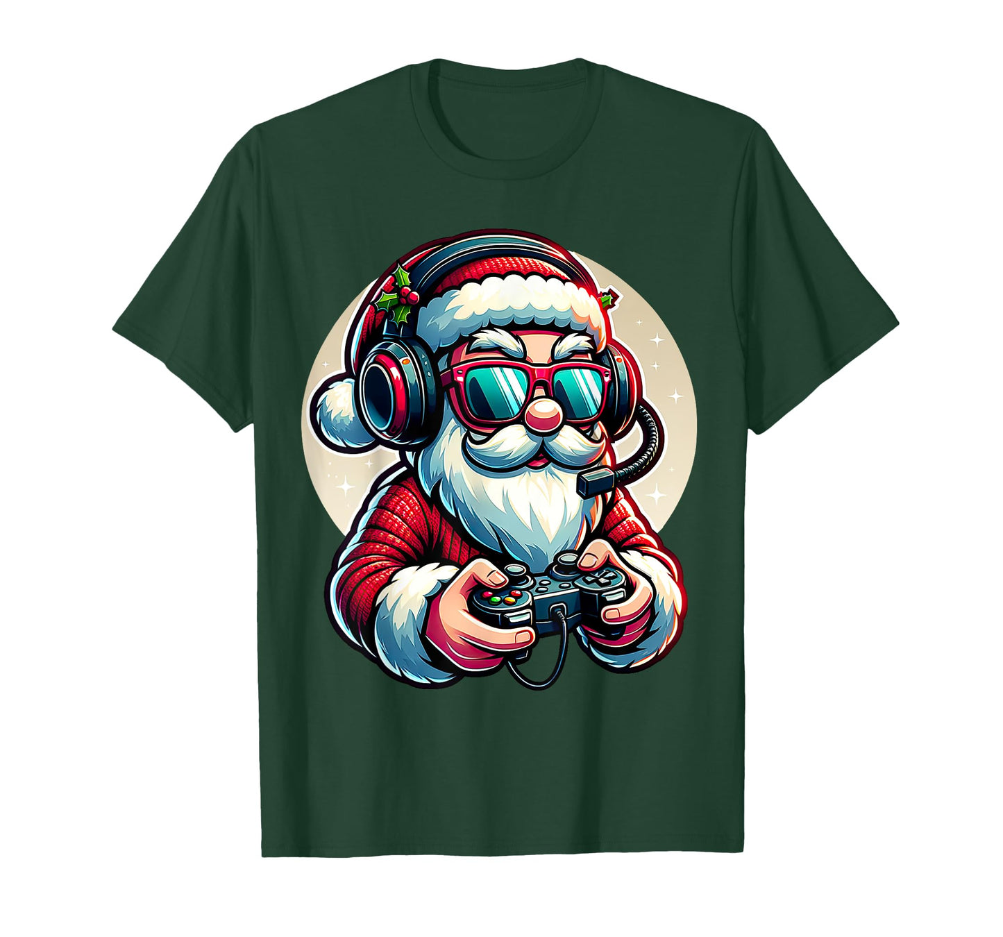 Christmas Gamer Boys Video Game Santa Xmas T-Shirt