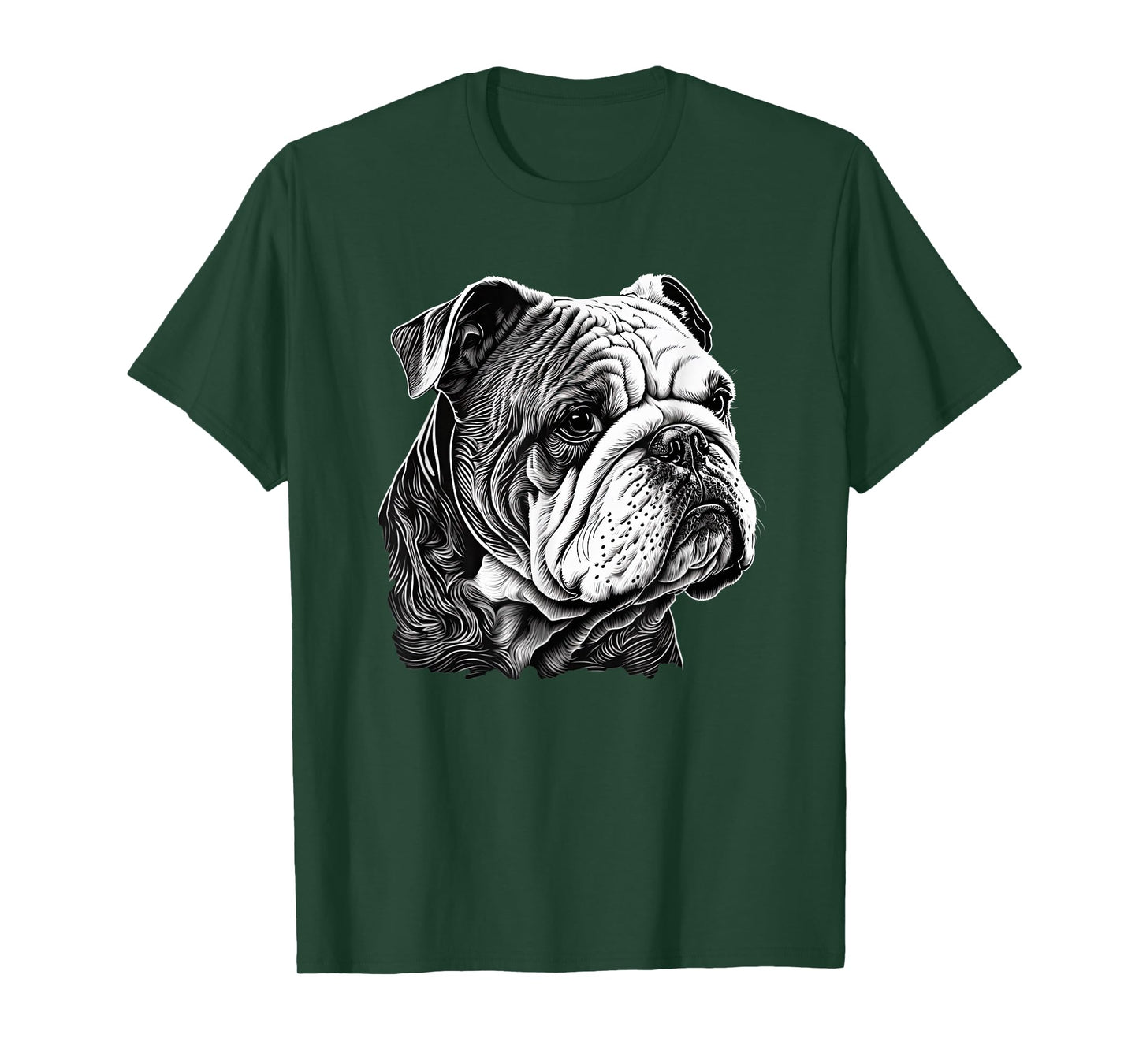 Funny Bulldog Dog Men Women Girls Kids T-Shirt