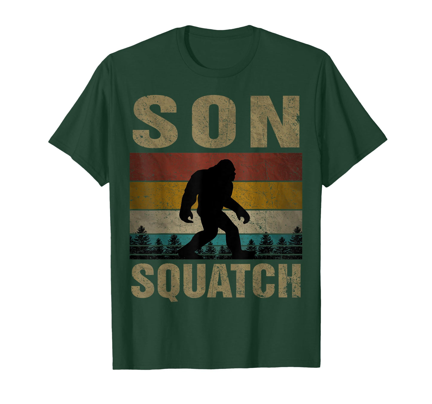 Son Squatch Bigfoot Son Sasquatch Yeti Family Matching T-Shirt