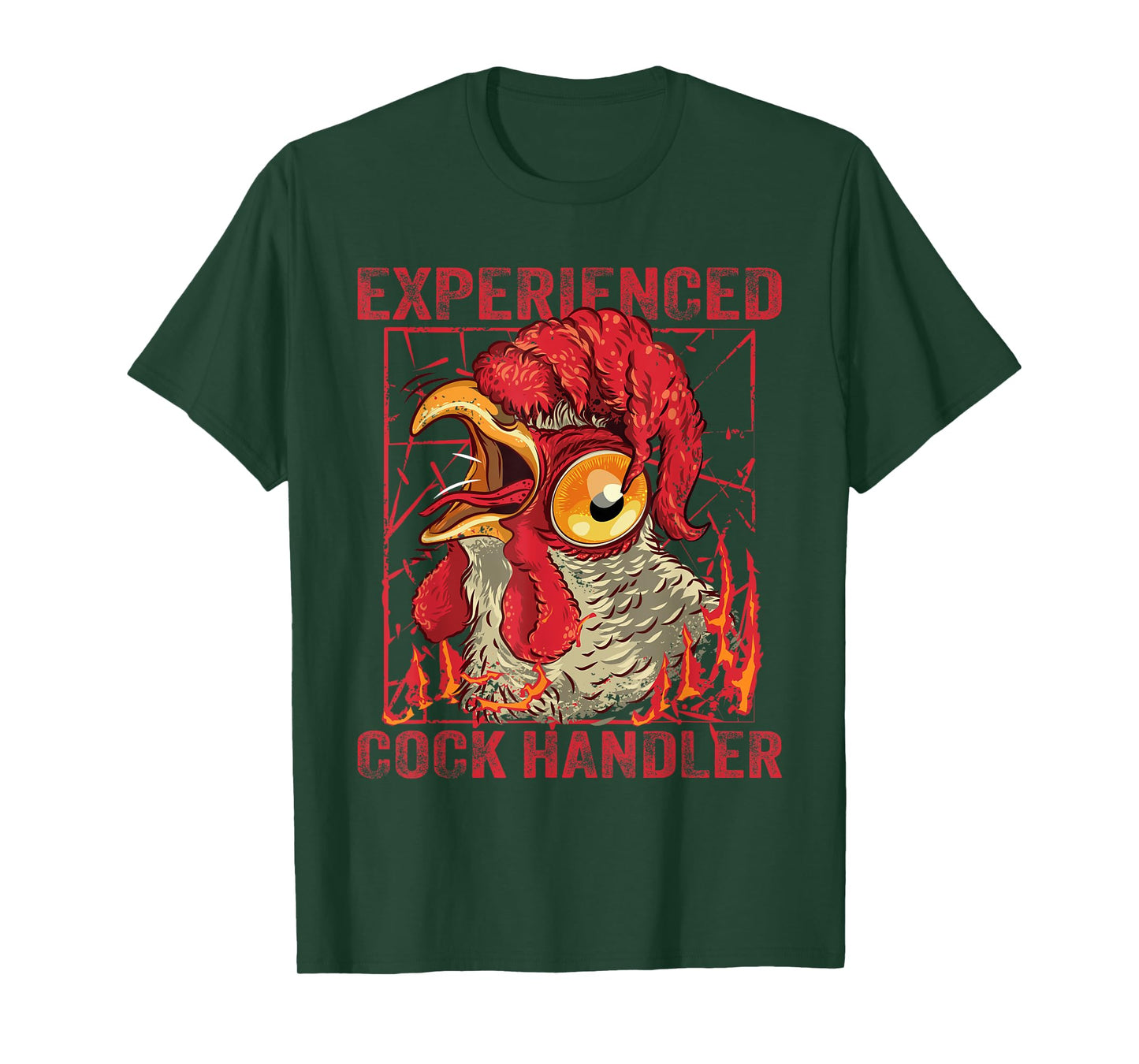 Funny Chicken Experienced Cock Handler T-Shirt