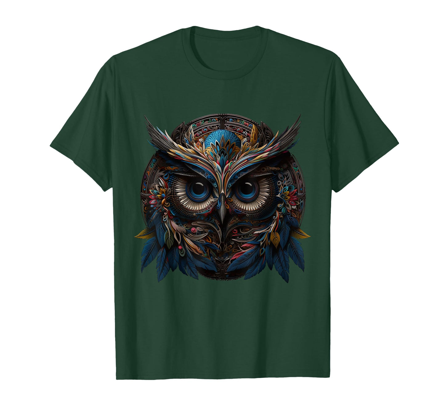 Owl artwork animal lovers - bird art animal owl T-Shirt