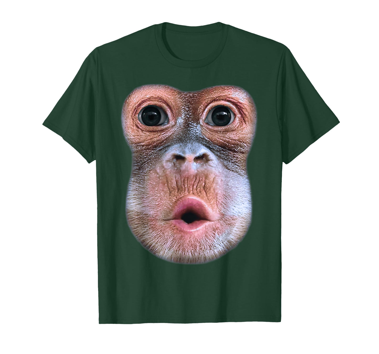 Funny Monkey Blowing Stomach Face Monkey Blow Stomach Face T-Shirt