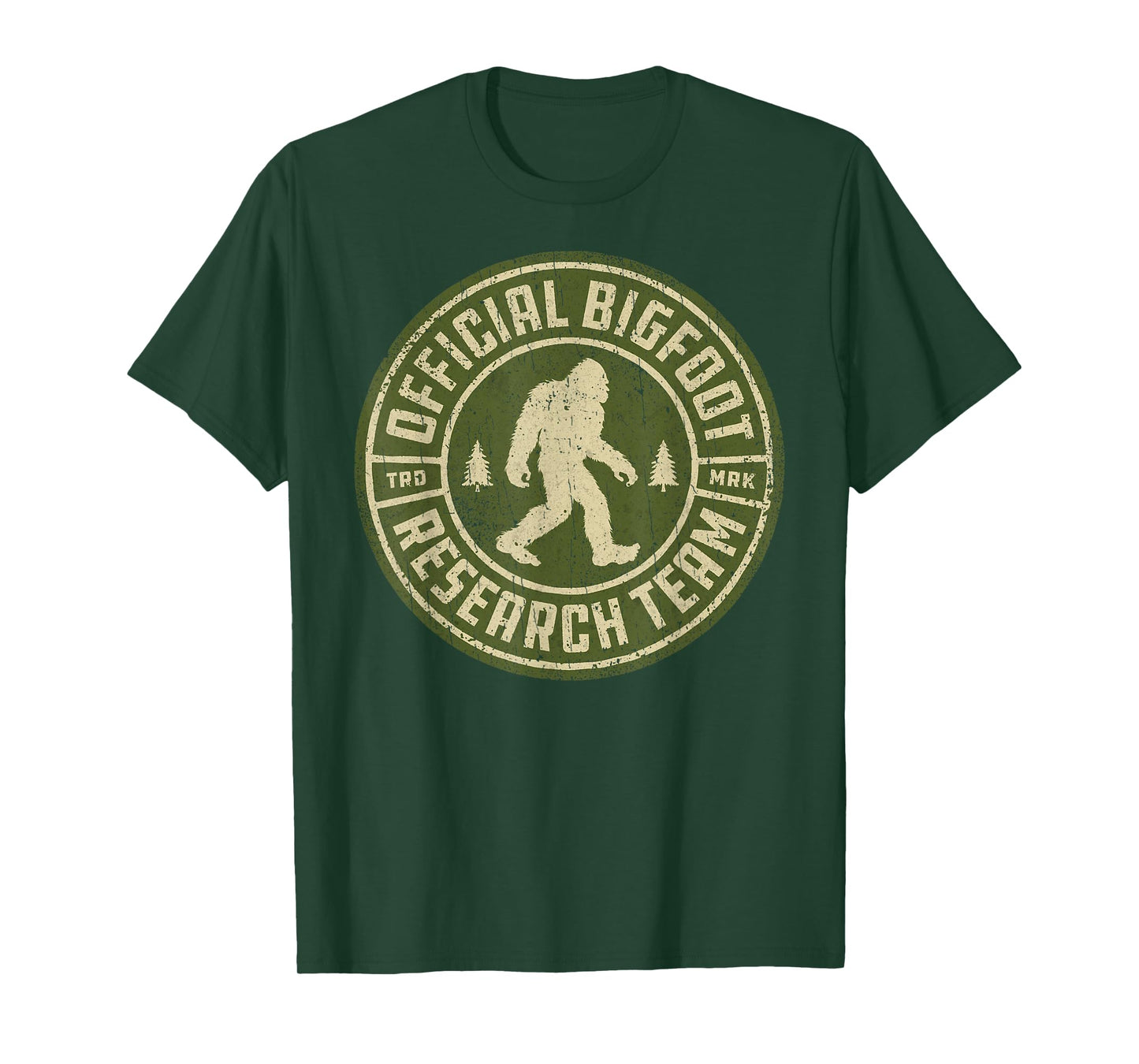 Bigfoot Research Team Retro Vintage Sasquatch Men Women T-Shirt