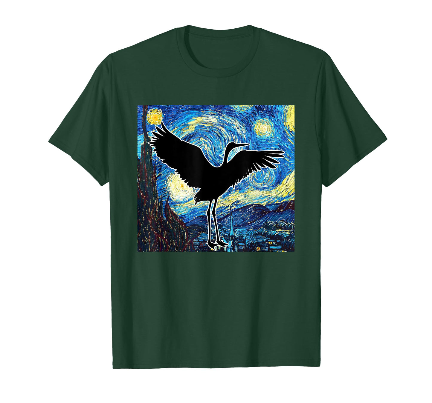 Sandhill Crane Design - Birders Heartbeat Bird Lover T-Shirt