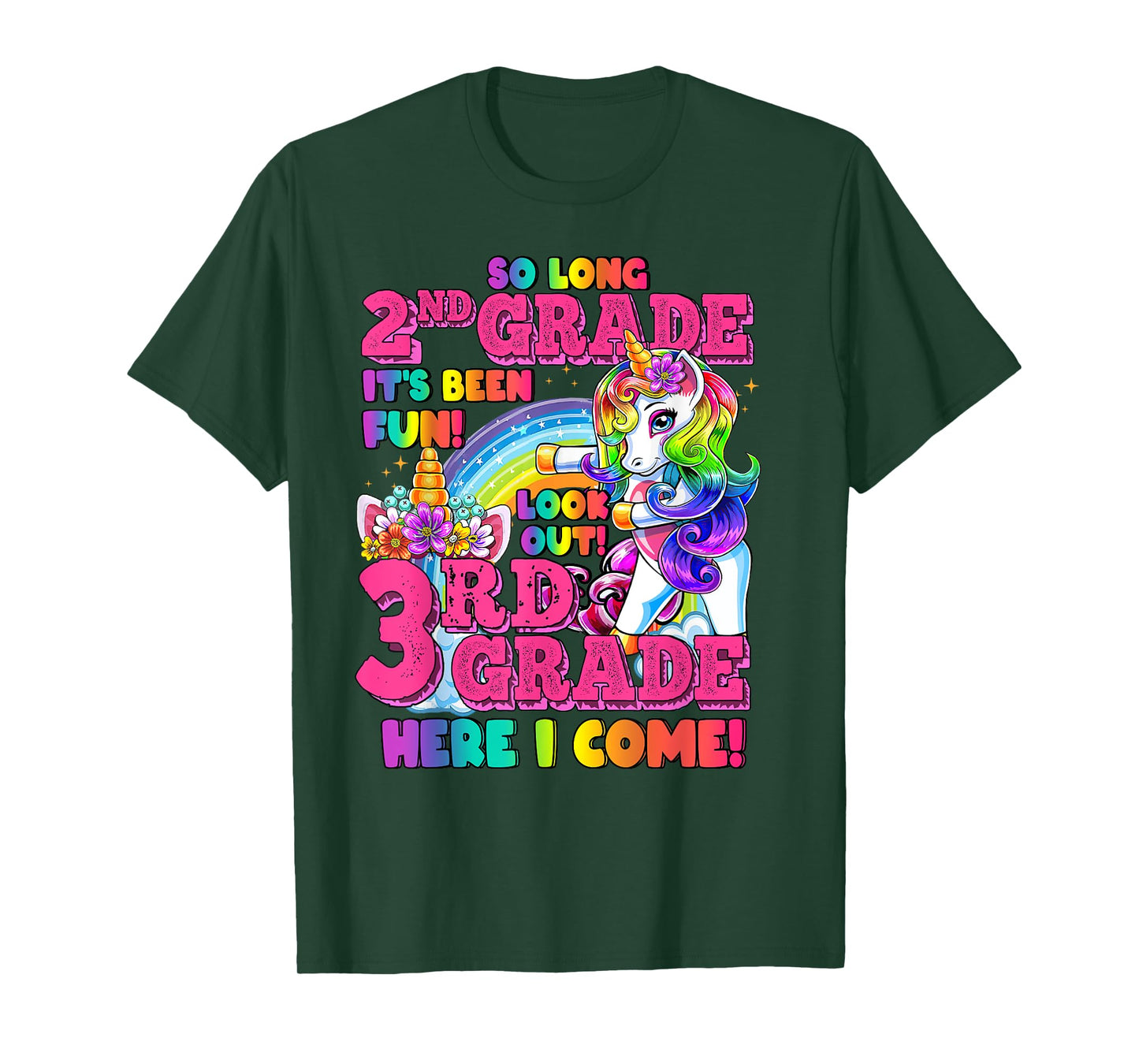 So long 2nd grade it's been fun 2nd grade Nailed It Unicorn T-Shirt