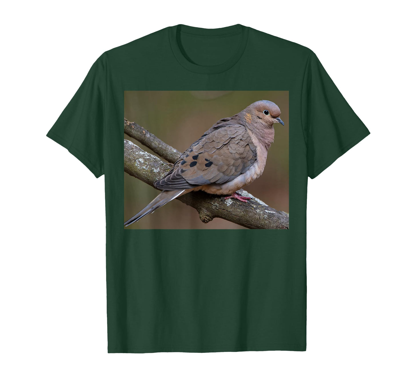 Mourning dove perched on a branch T-Shirt
