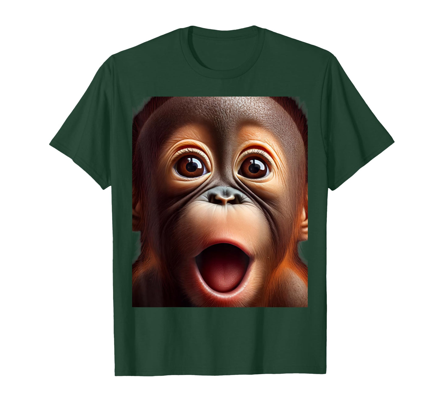 Funny Monkey Face baby orangutan T-Shirt