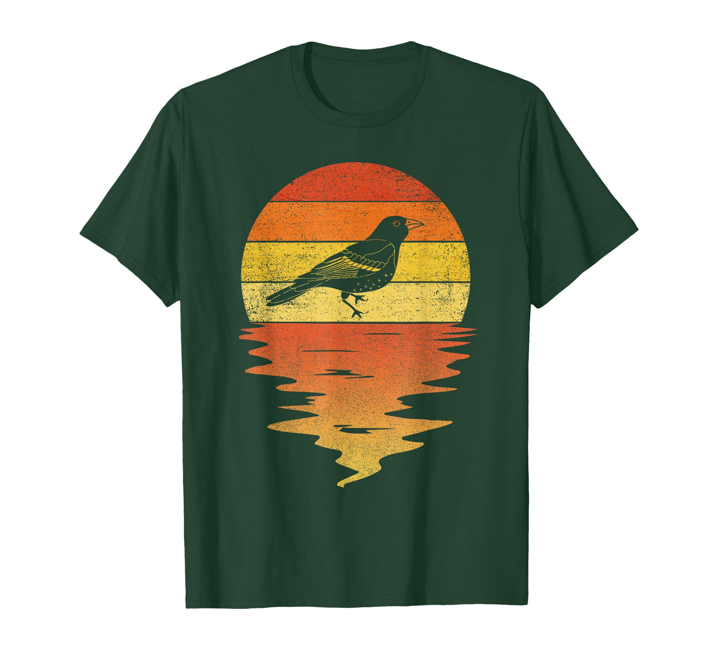 bird oriole shirt retro sunset vintage oriole birds T-Shirt
