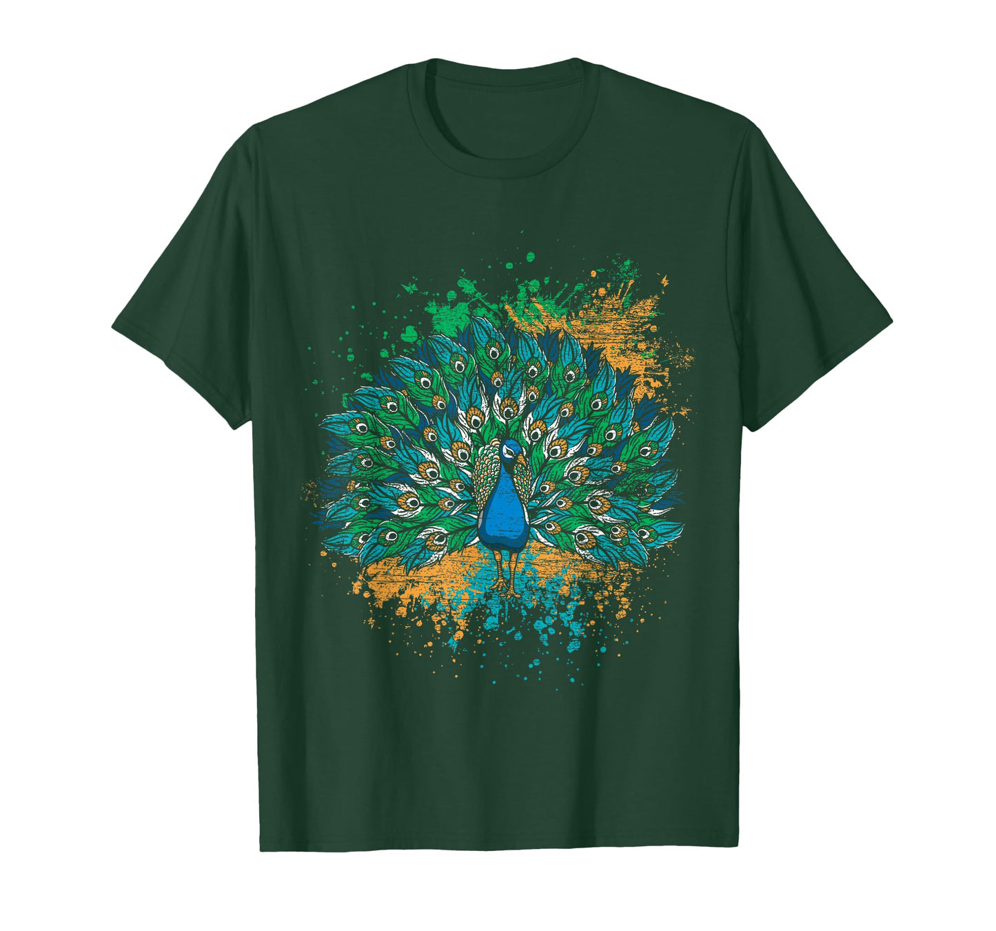 Decorative Colorful Tail Peacock T-Shirt