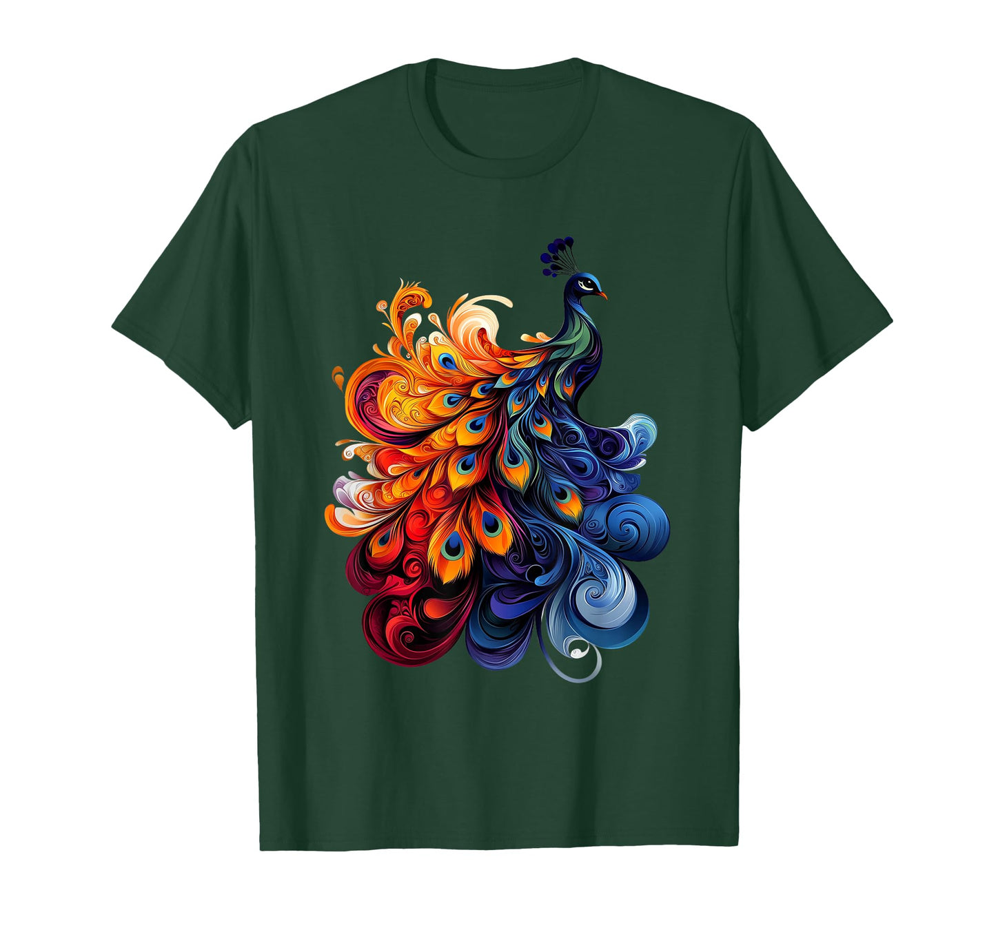 Peacock Wildlife Nature Colorful Peacock T-Shirt
