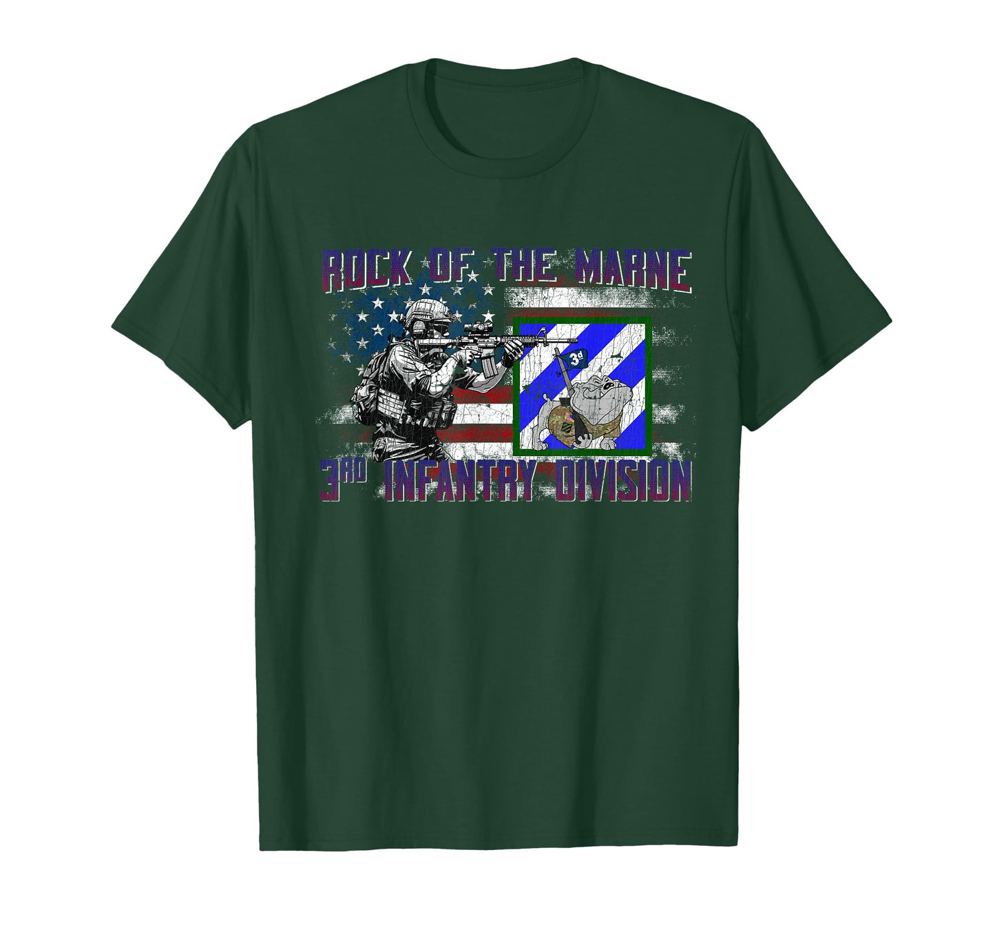 3rd Infantry Division 3ID Rock of the Marne Fort Stewart T-Shirt