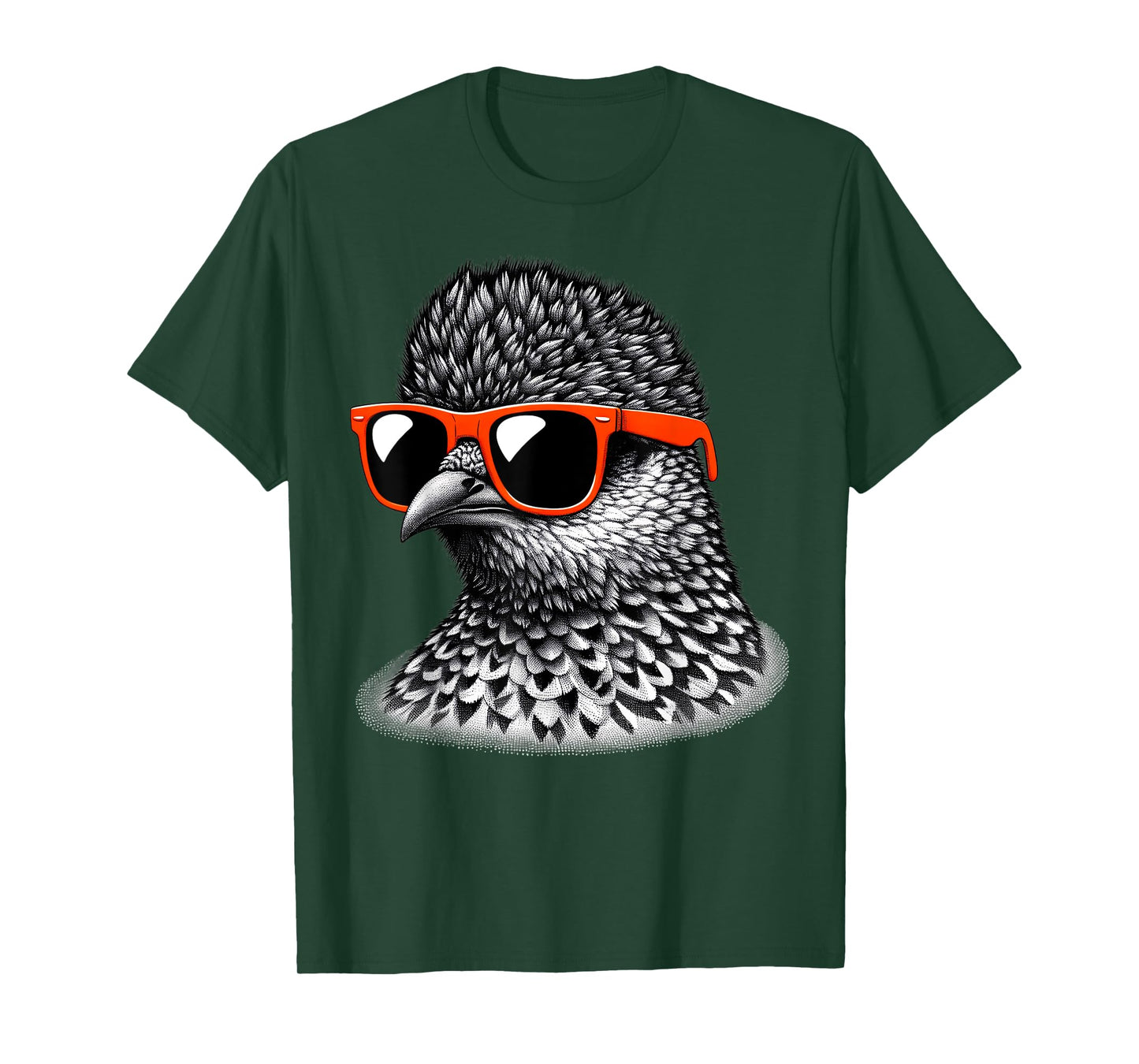 Cool Ptarmigan Bird Wearing Sunglasses Graphic Art T-Shirt