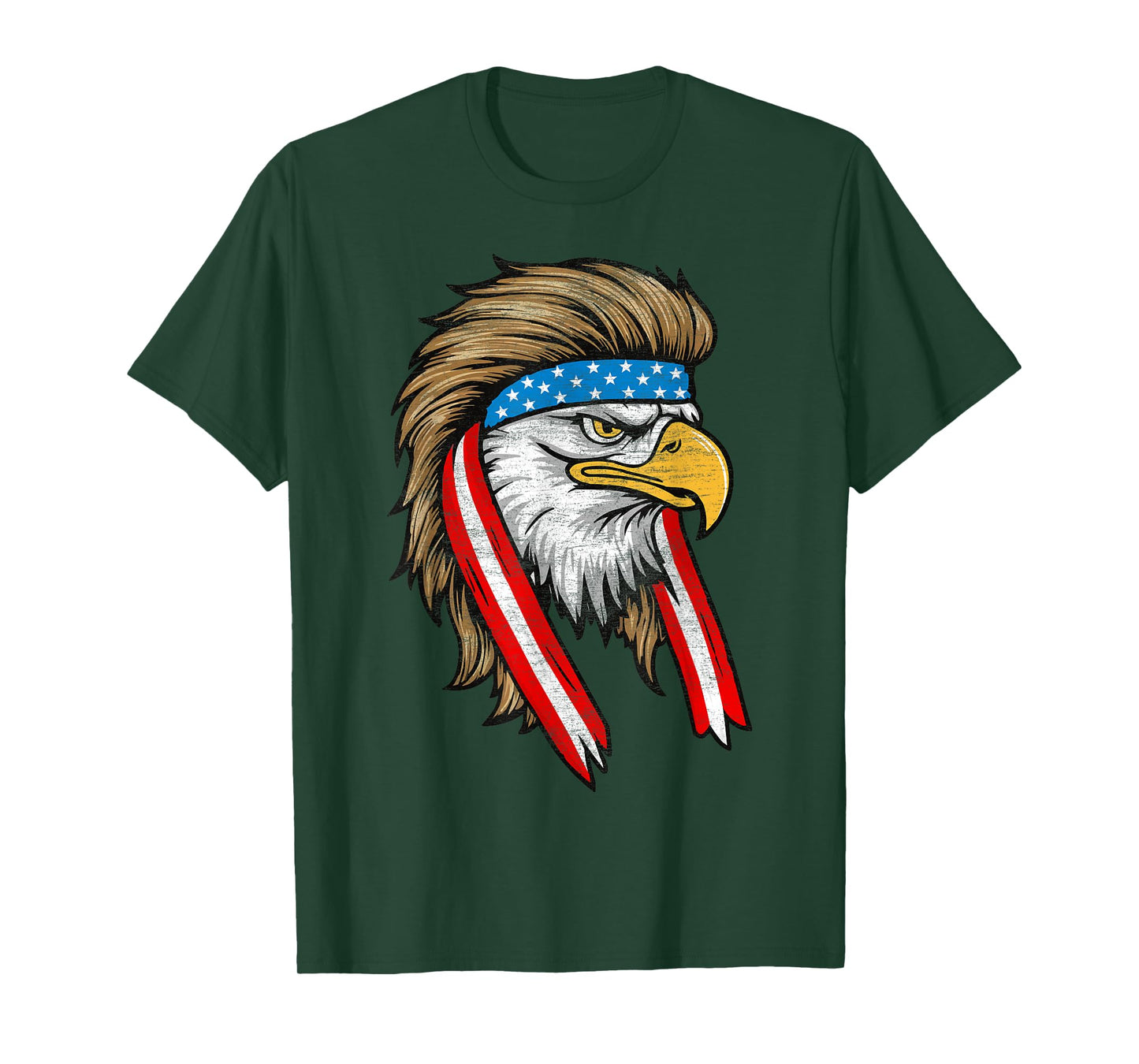 4th Of July America USA Flag Eagle Patriotic Men Women Kids T-Shirt