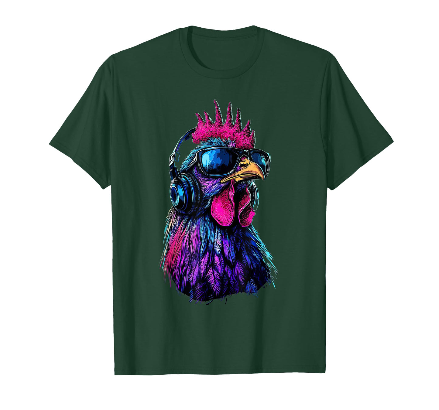 Funny Chicken cool Graffiti Urban art street T-Shirt