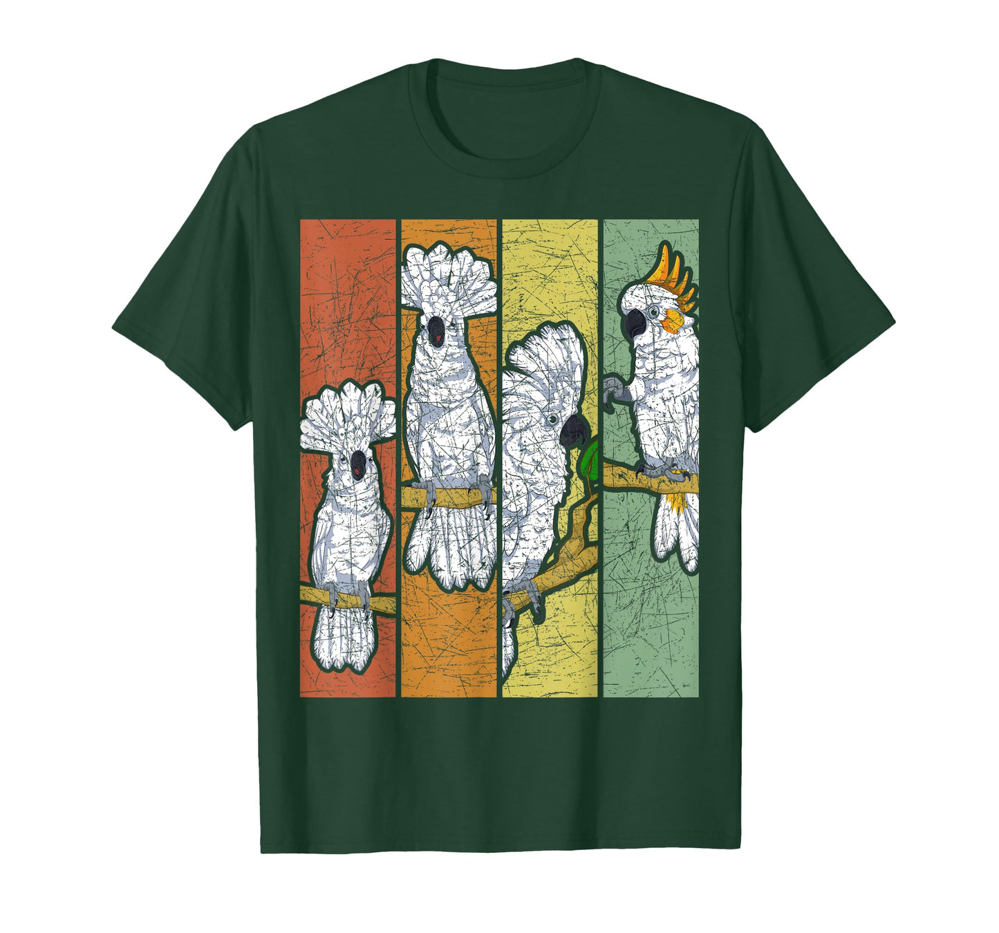 Retro Cockatoo T-Shirt Black