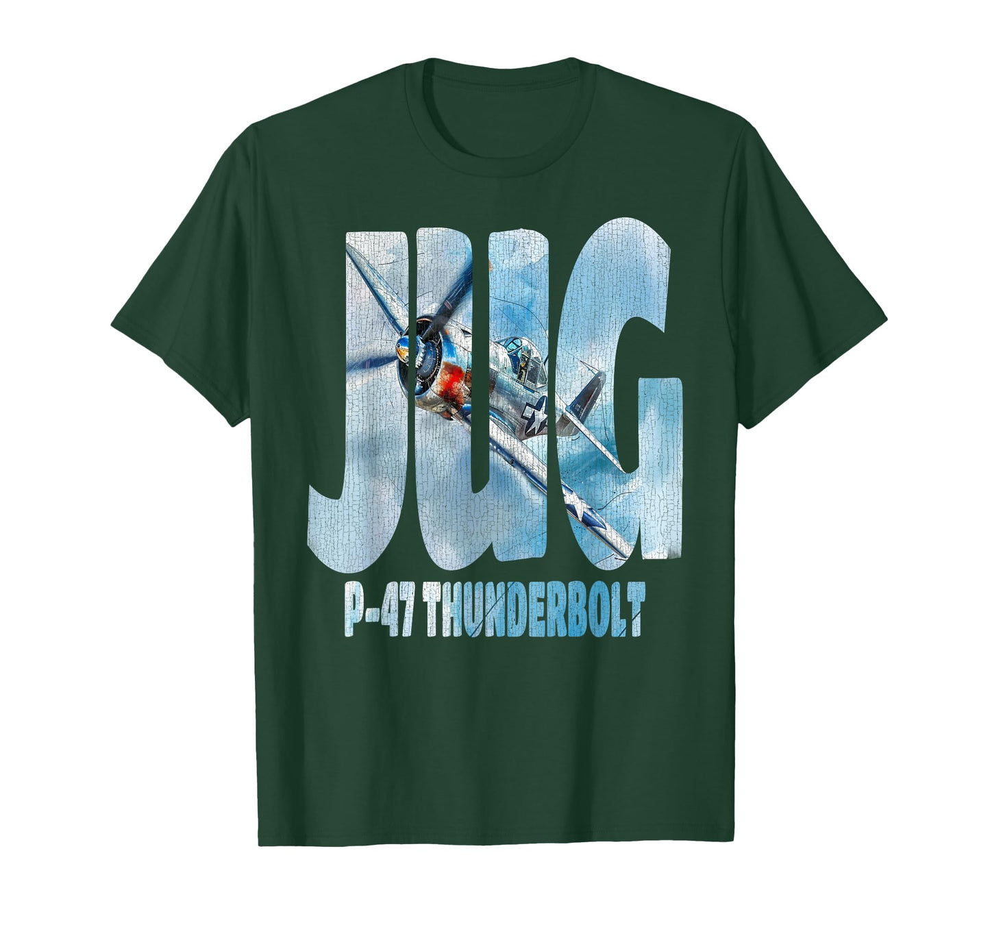 P:-47 Thunderbolt WW2 American Warbird Aviation Hobbyist T-Shirt