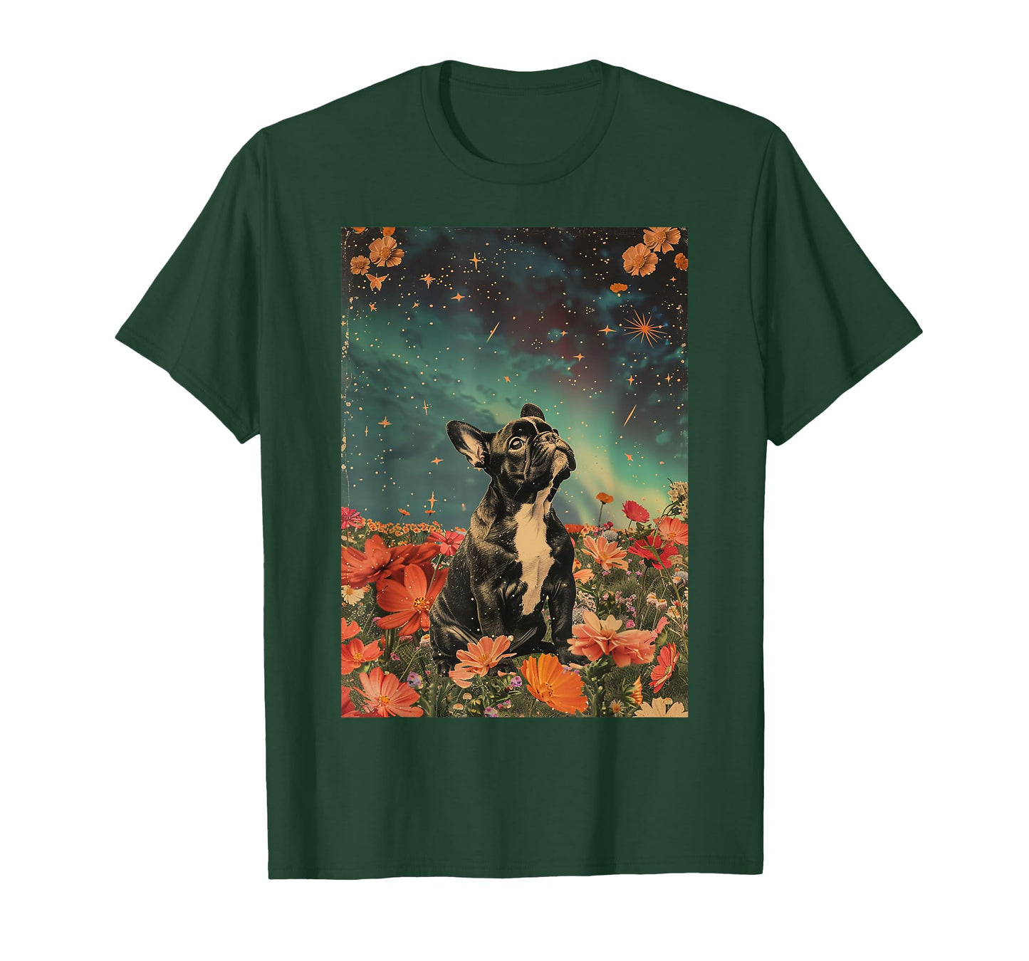 Vintage Cute French Bulldog Puppy Inspirational Men Women Girls Kids T-Shirt