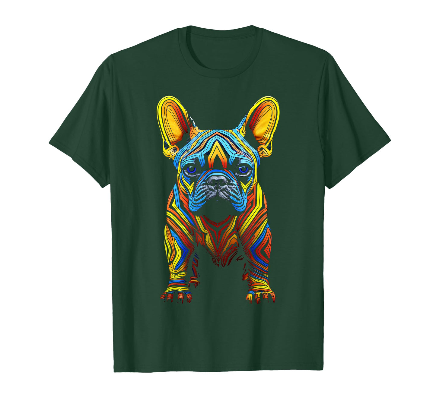 French Bulldog Motif Pet Art Dog French Bulldog T-Shirt