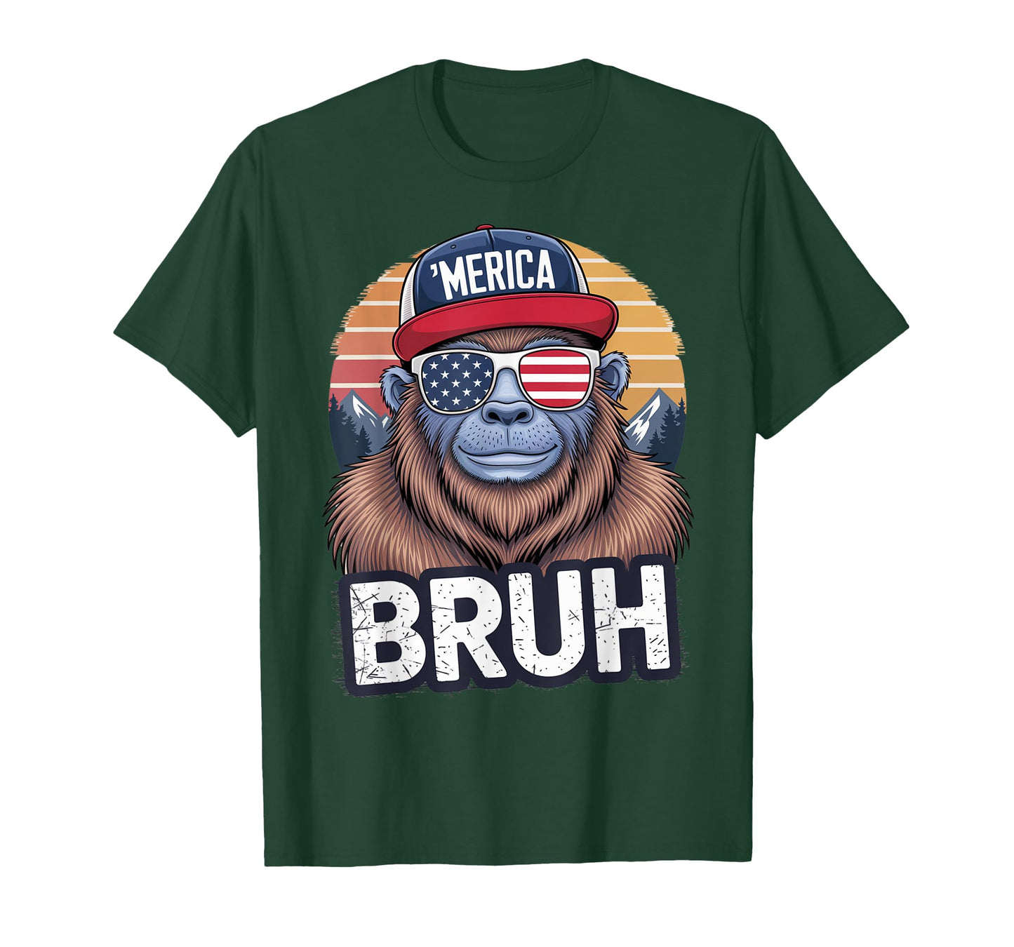 Cool Bruh Yeti Graphic for Men and Boys T-Shirt