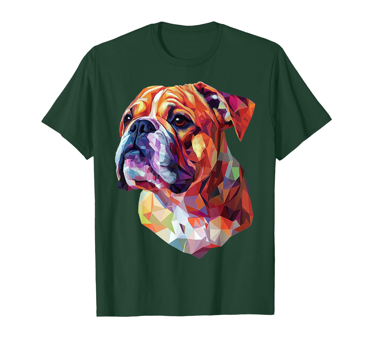 Bulldog Dog Graphic Pet Artwork Bulldog T-Shirt
