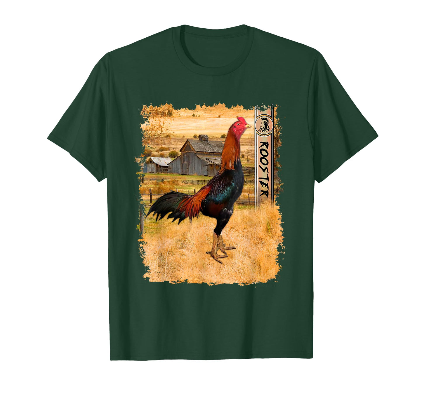 Vintage Rooster Cock Chicken Fight Enthusiast T-Shirt