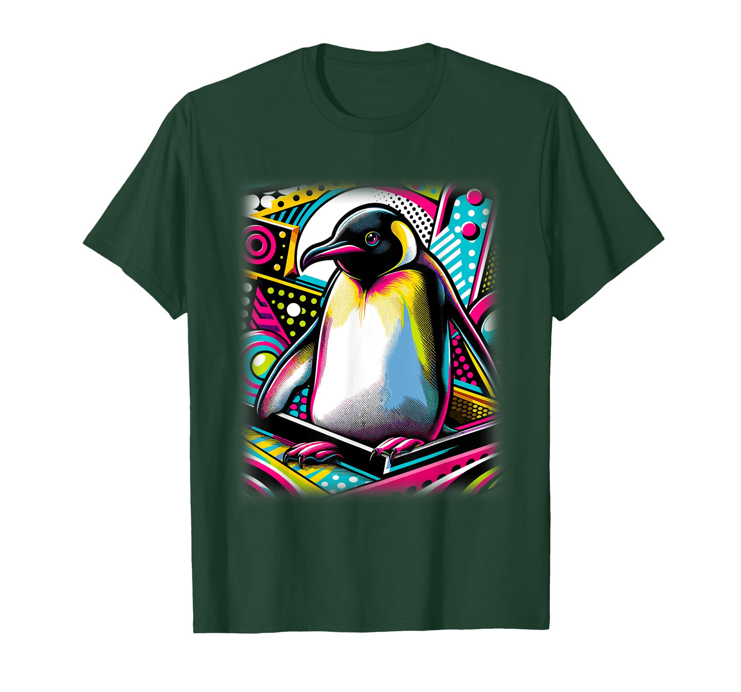 Cool Popart Penguin Lover Pop-Art Penguin T-Shirt