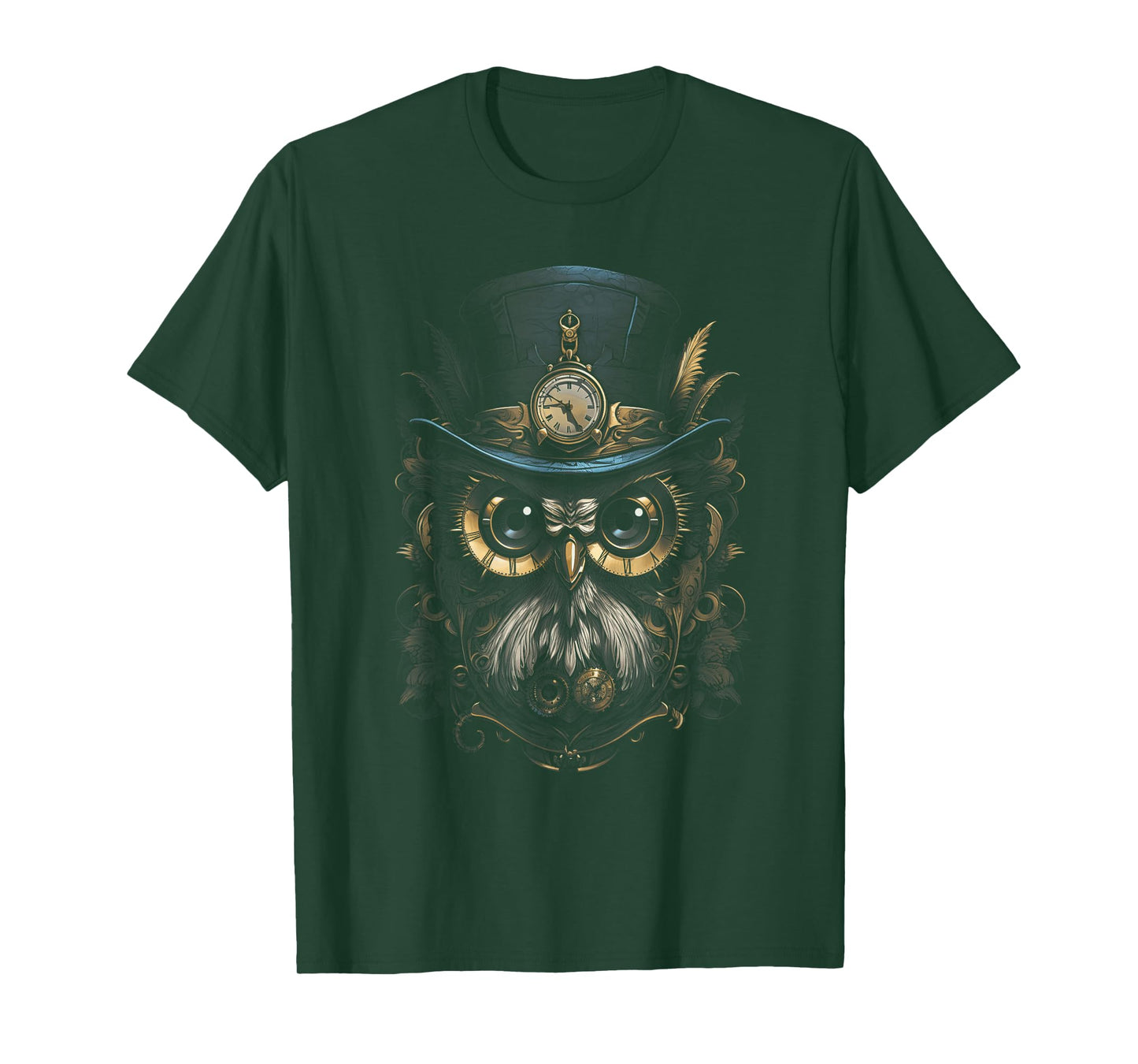 Steampunk Mechanical owl Victorian Bird T-Shirt