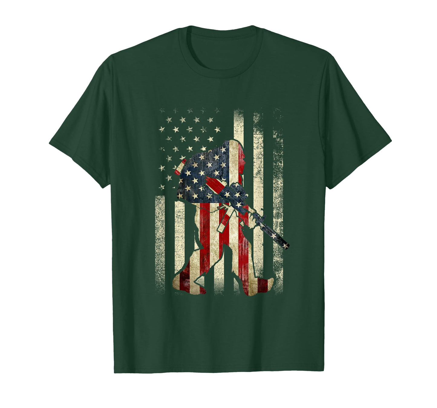 Bigfoot 2nd Amendment Right to Bear Arms Gift for Gun Owner T-Shirt