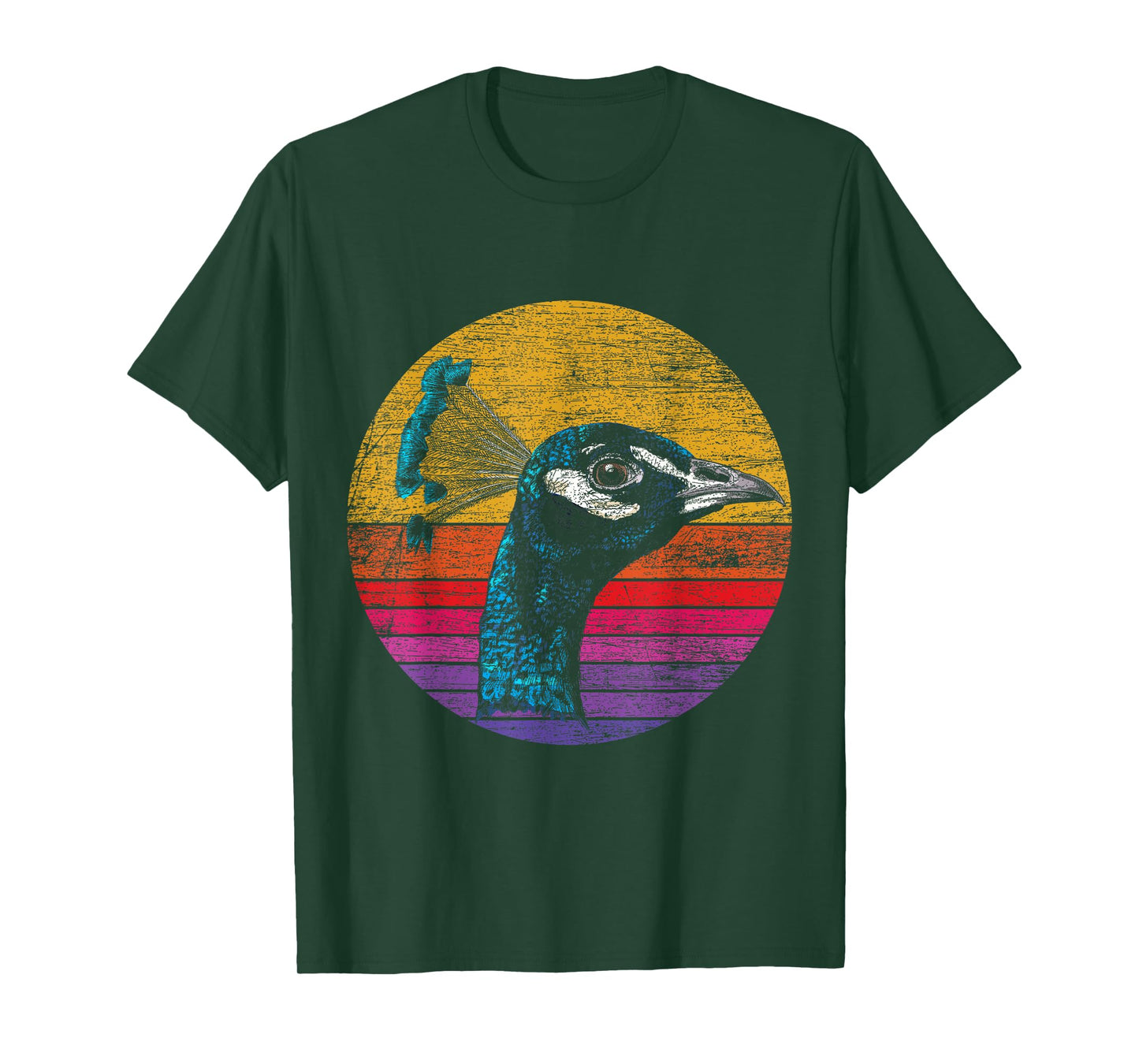 Retro Peacock T-Shirt