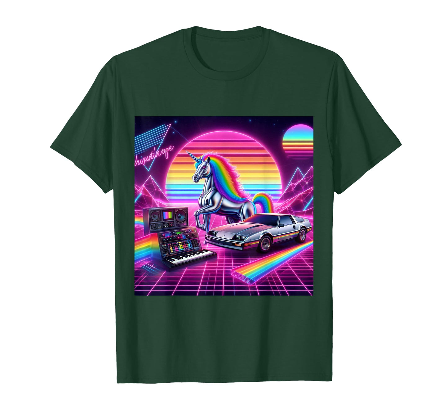 Ride the 80s Synth wave T-Shirt